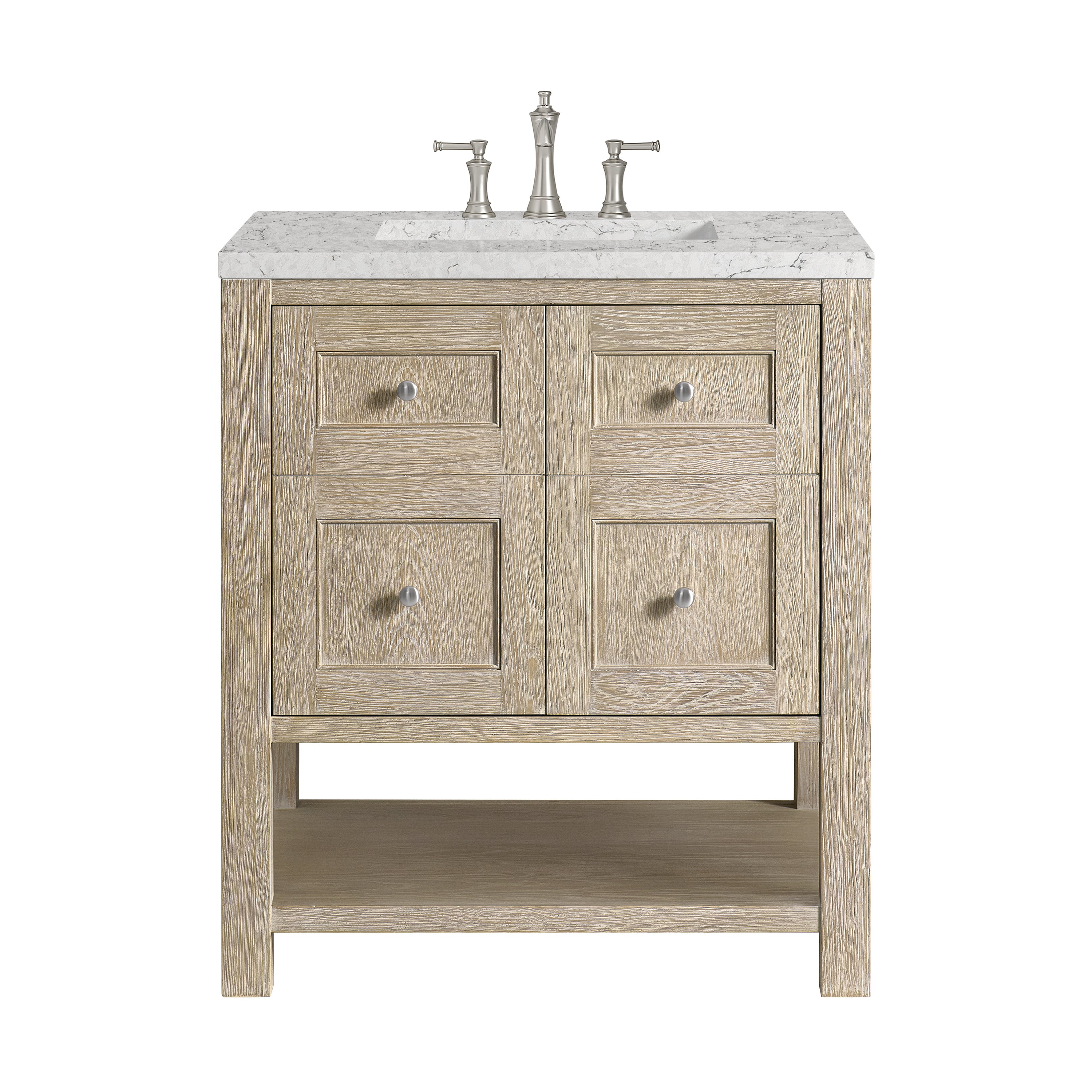 James Martin Vanities Breckenridge 30" Single Vanity - Whitewashed Oak