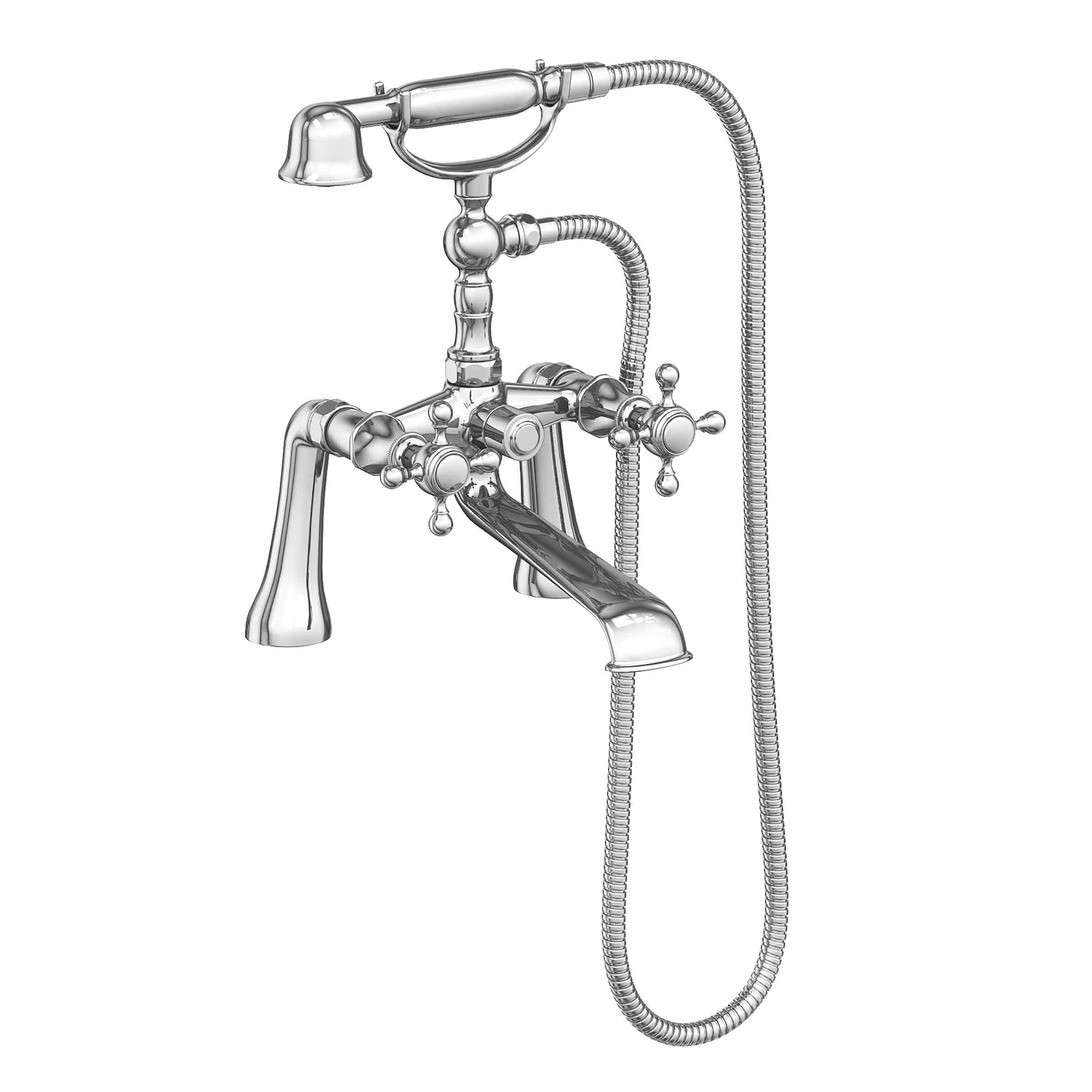 polished chrome shower set
