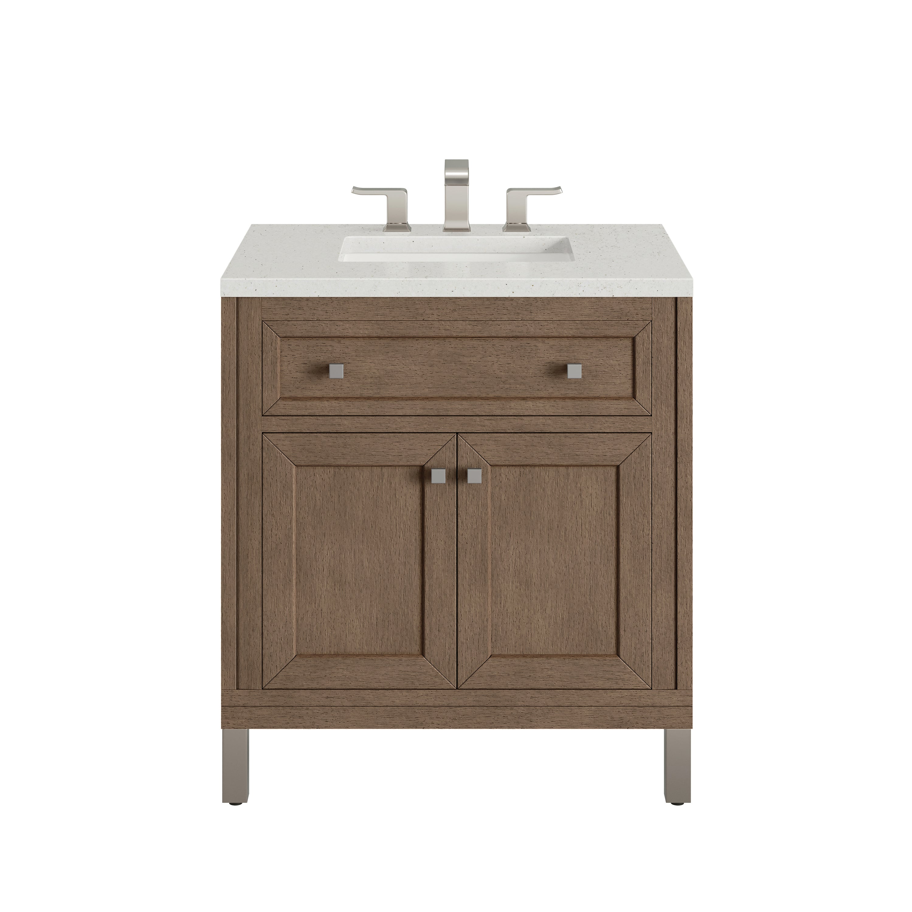 James Martin Vanities Chicago 30" Single Vanity - Whitewashed Walnut