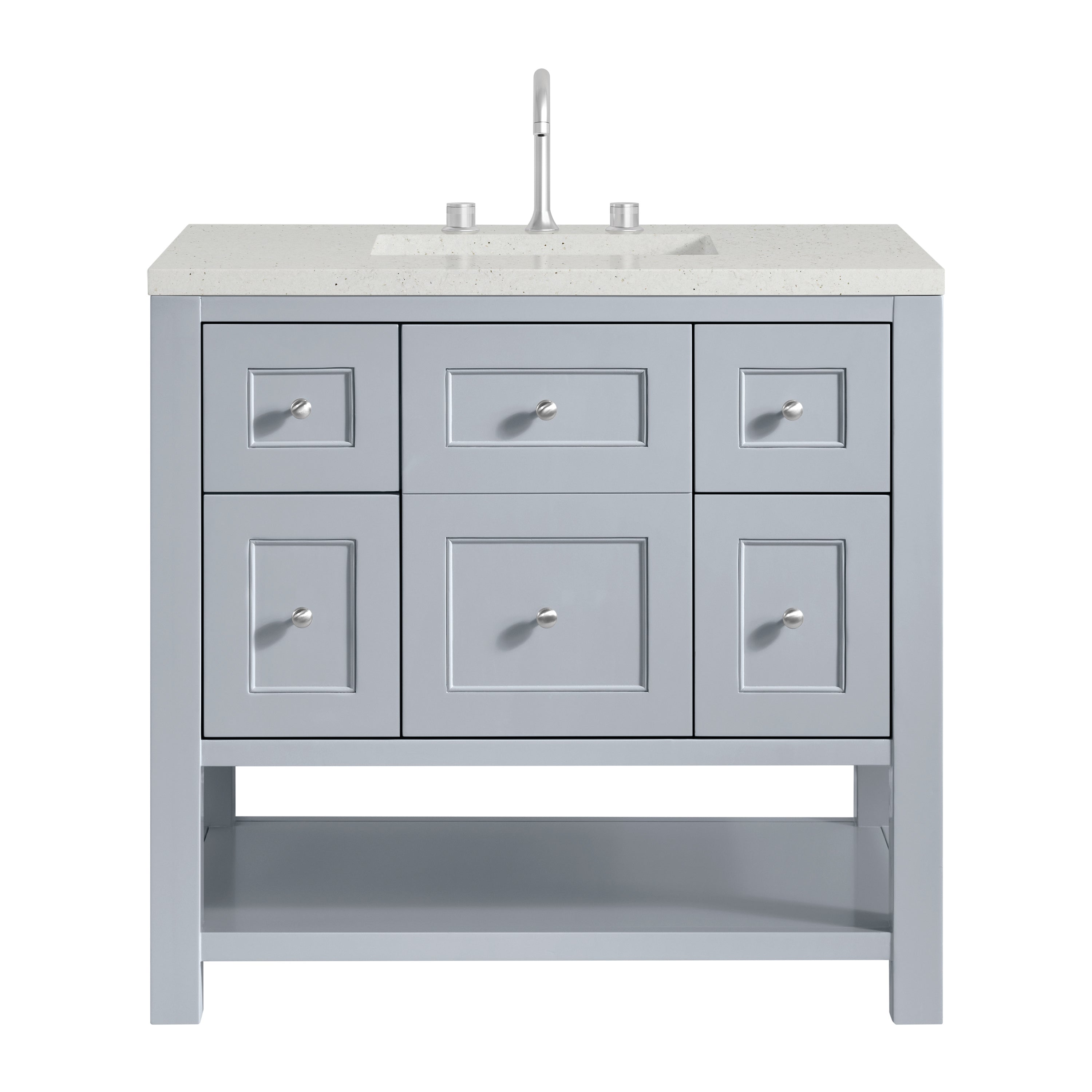 James Martin Vanities Breckenridge 36" Single Vanity - Serenity Blue