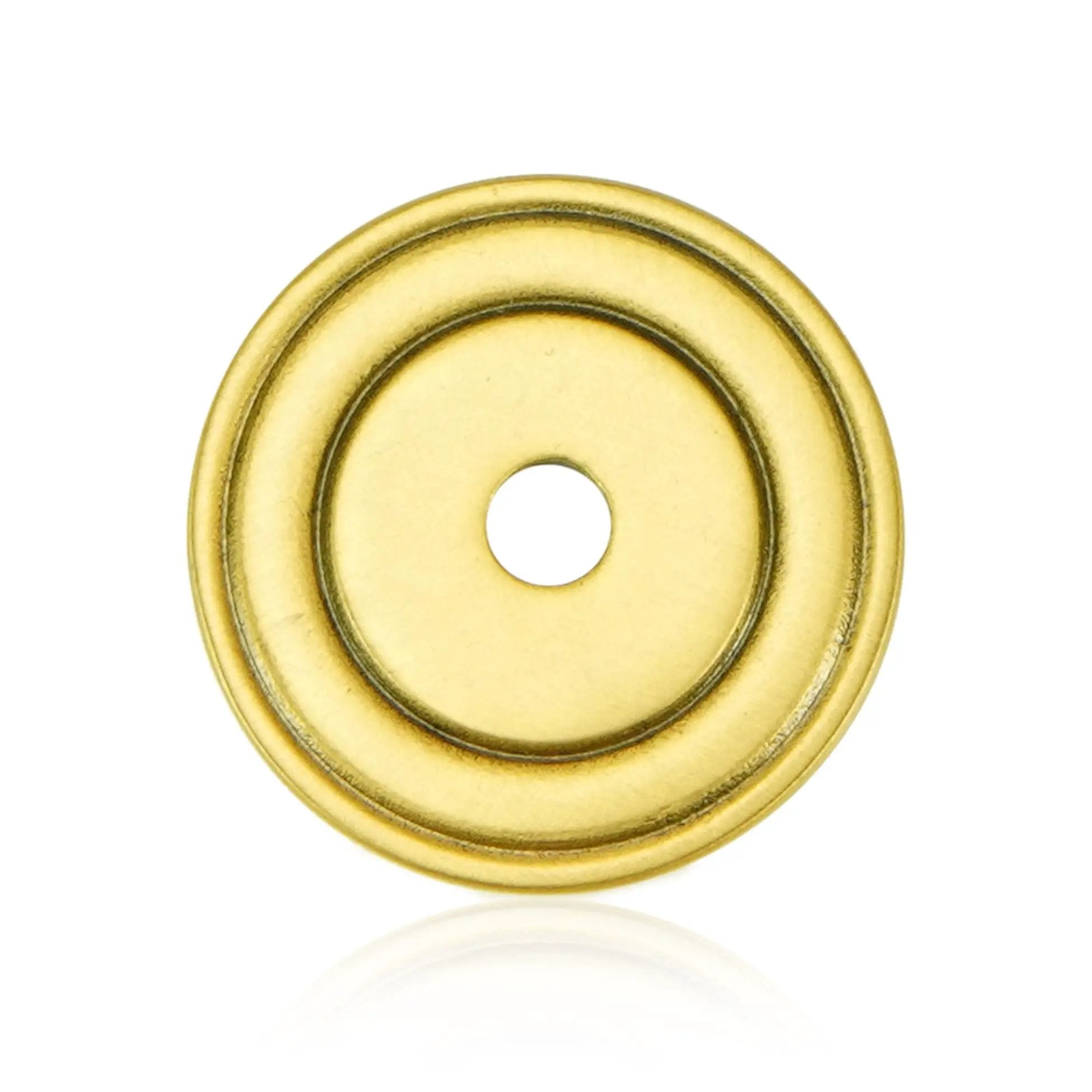 museum gold back plate