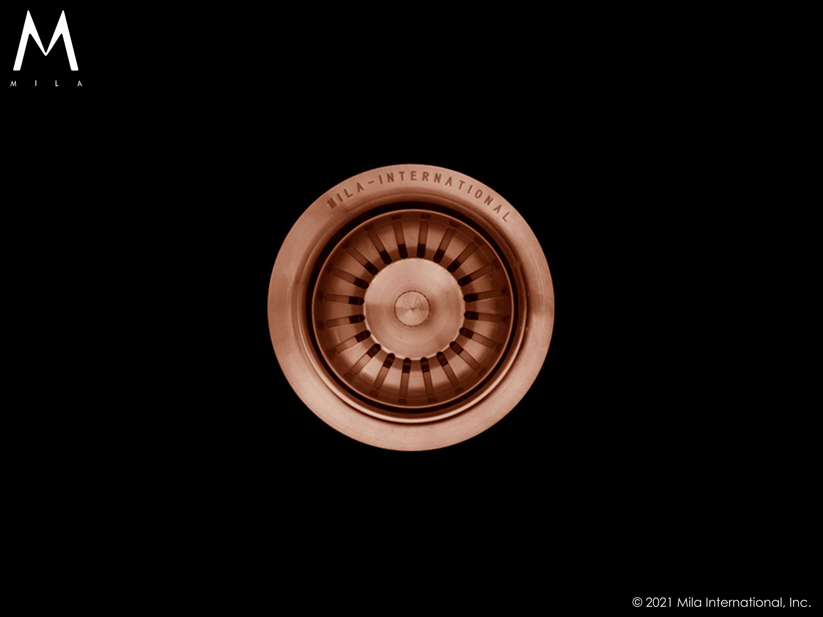 MILA solid stainless steel sink disposal collar