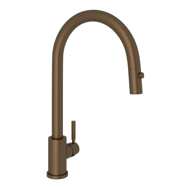 Rohl Holborn Pull-Down Kitchen Faucet with C-Spout