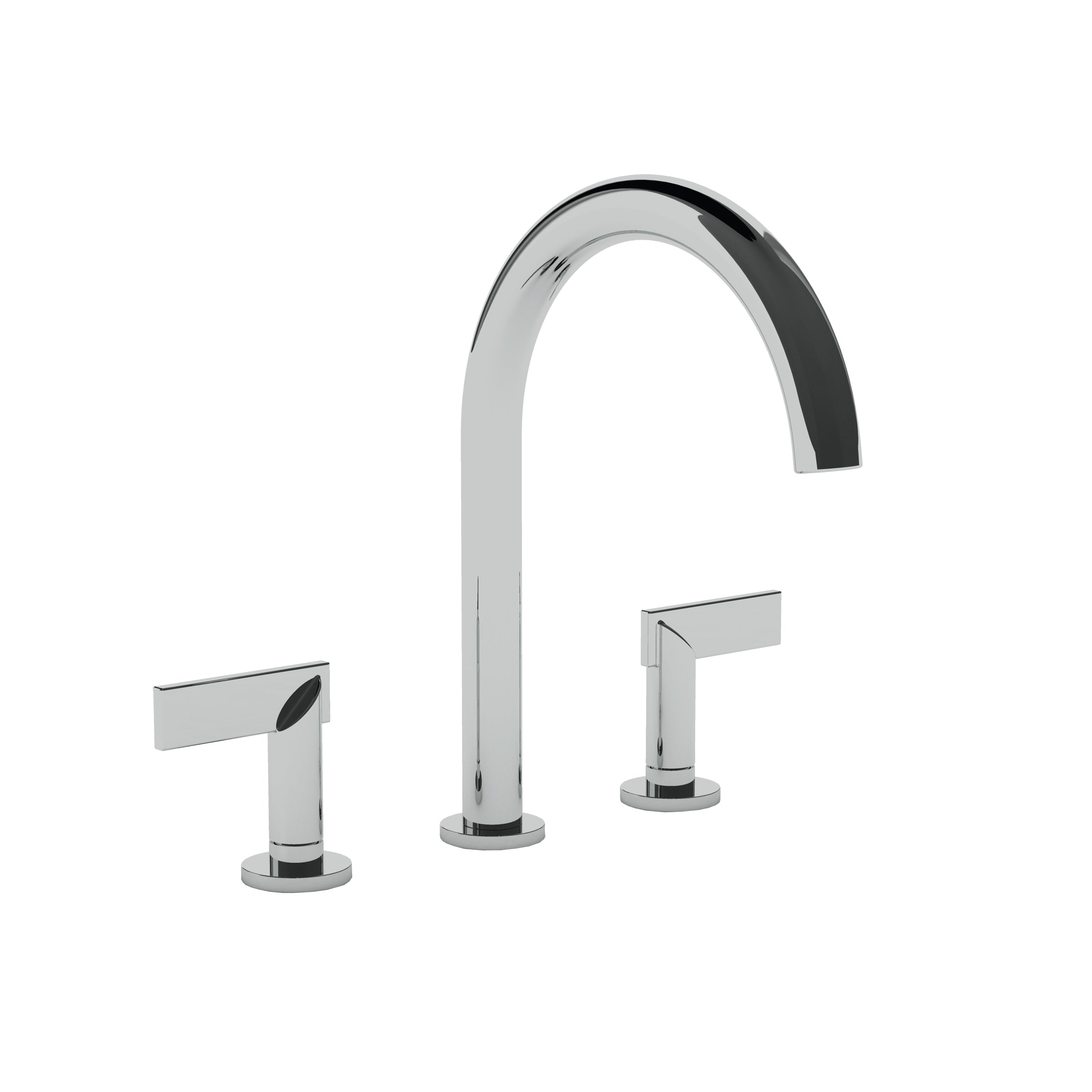 polished chrome tub faucet