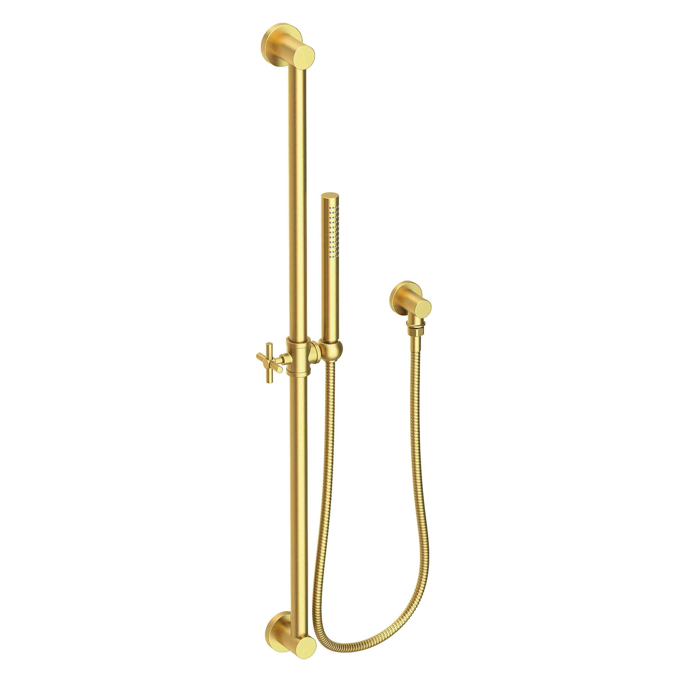 Newport Brass Tub & Shower Slide Bar with Single Function Hand Shower Set