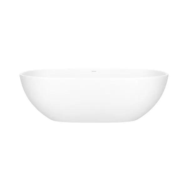 matte white bathtub
