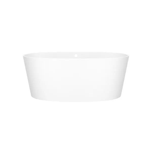 matte white bathtub