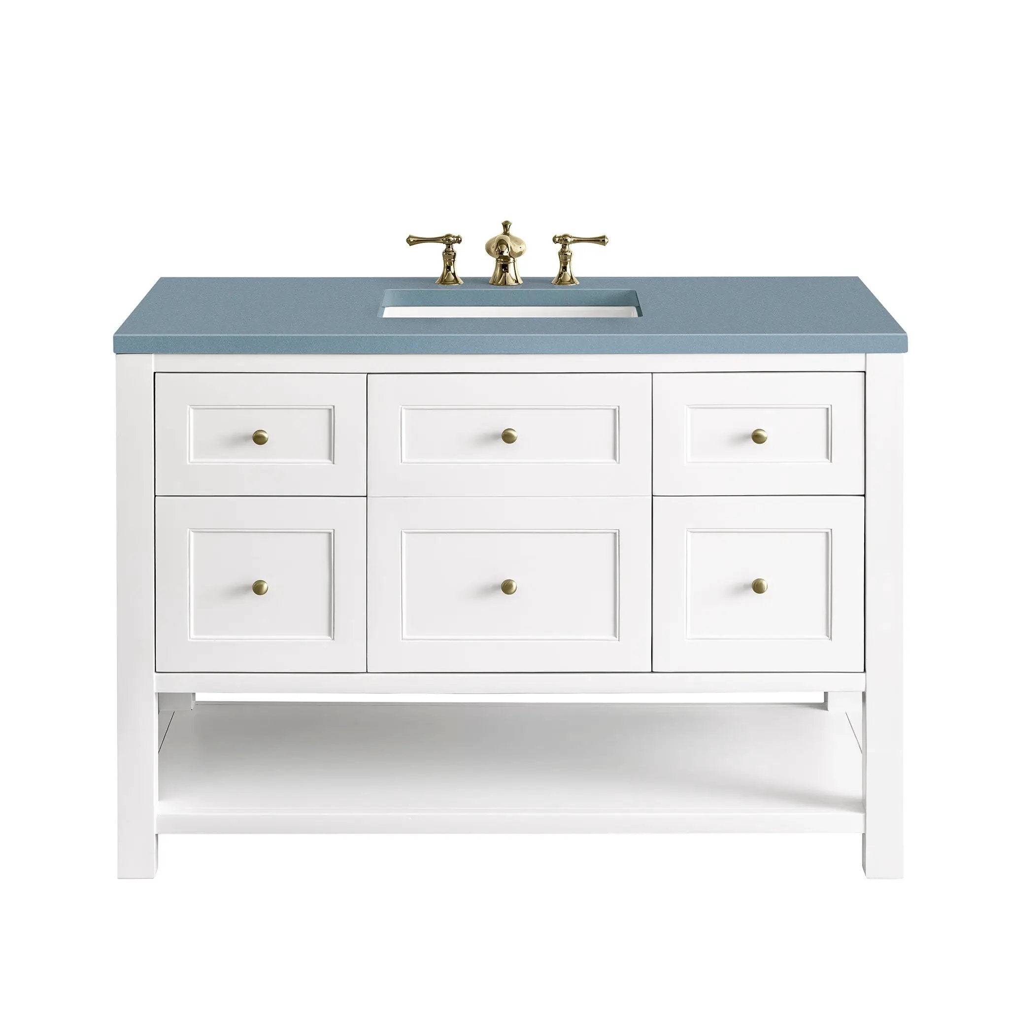 James Martin Breckenridge 48" Single Vanity Set - Bright White by James Martin Vanities