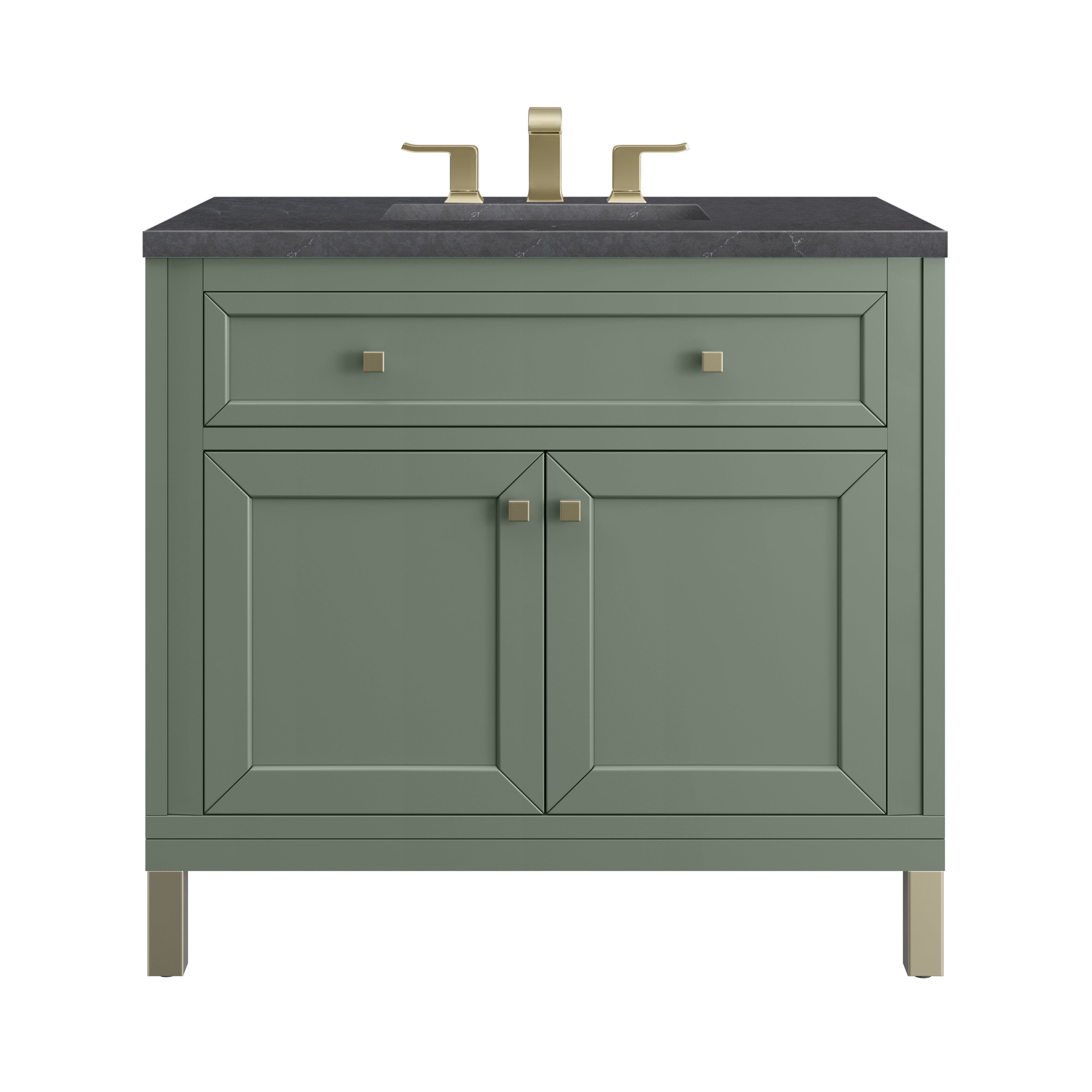 James Martin Vanities Chicago 36" Single Vanity - Smokey Celadon