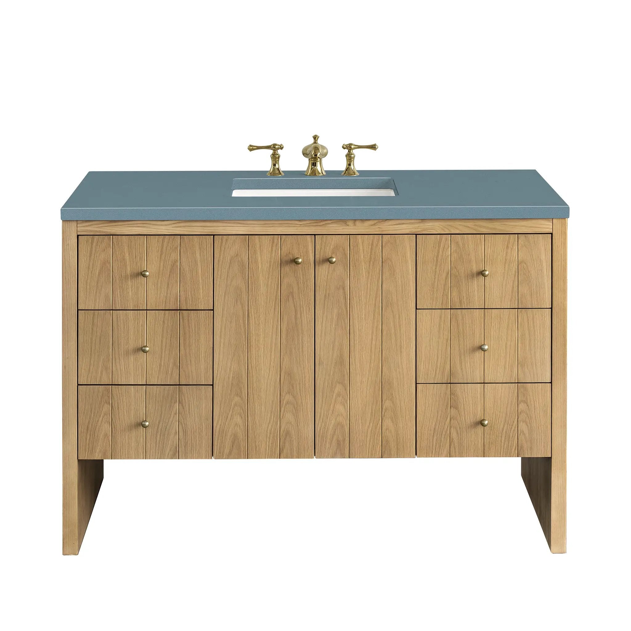 James Martin Hudson 48" Single Vanity Set - Light Natural Oak by James Martin Vanities