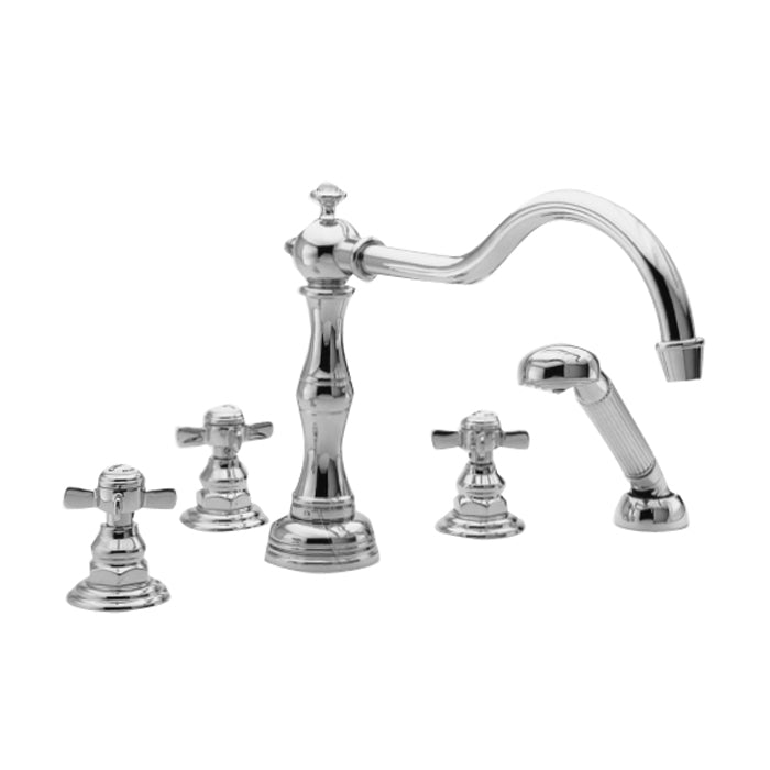 polished chrome tub faucet