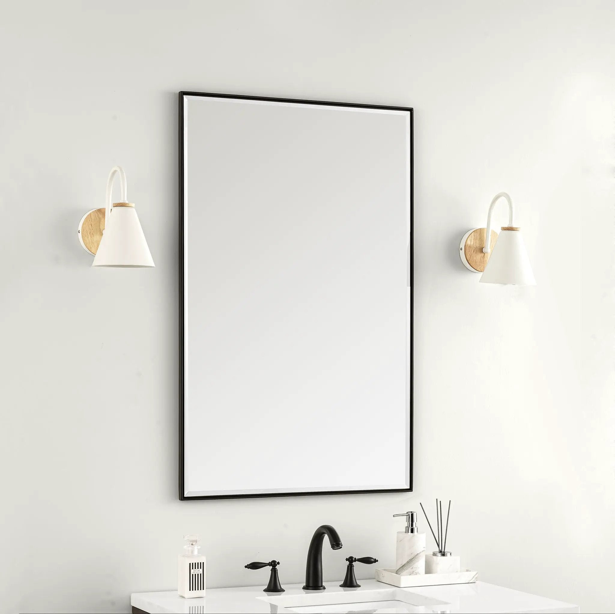matte black mirror