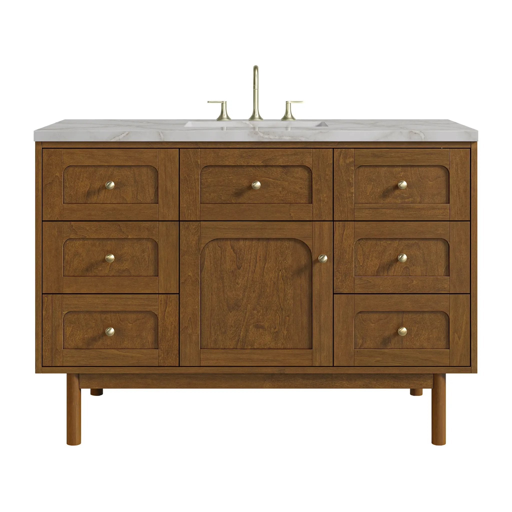 James Martin Laurent 48" Single Vanity Set - Honey Oak by James Martin Vanities