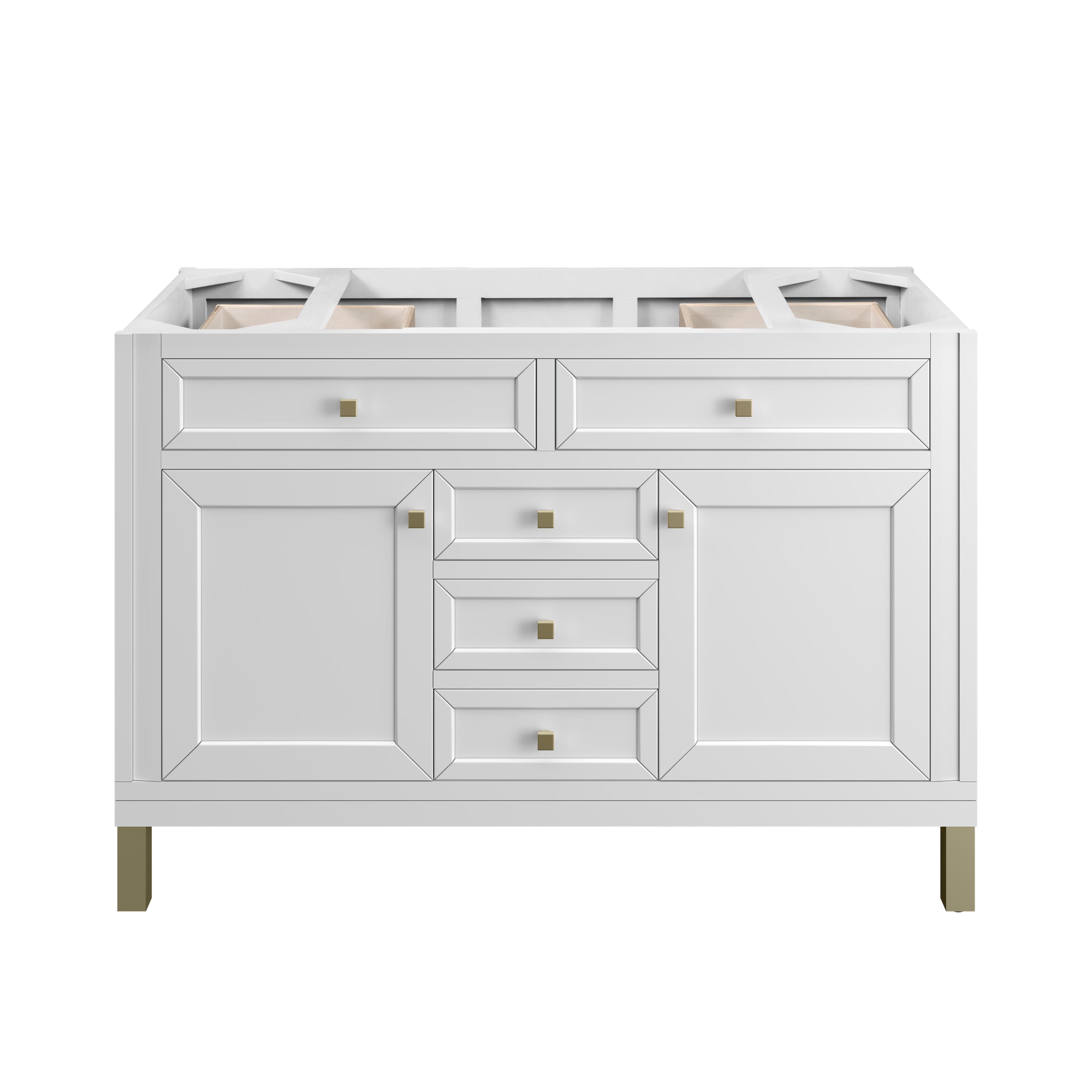 James Martin Vanities Chicago 48" Single Vanity - Glossy White
