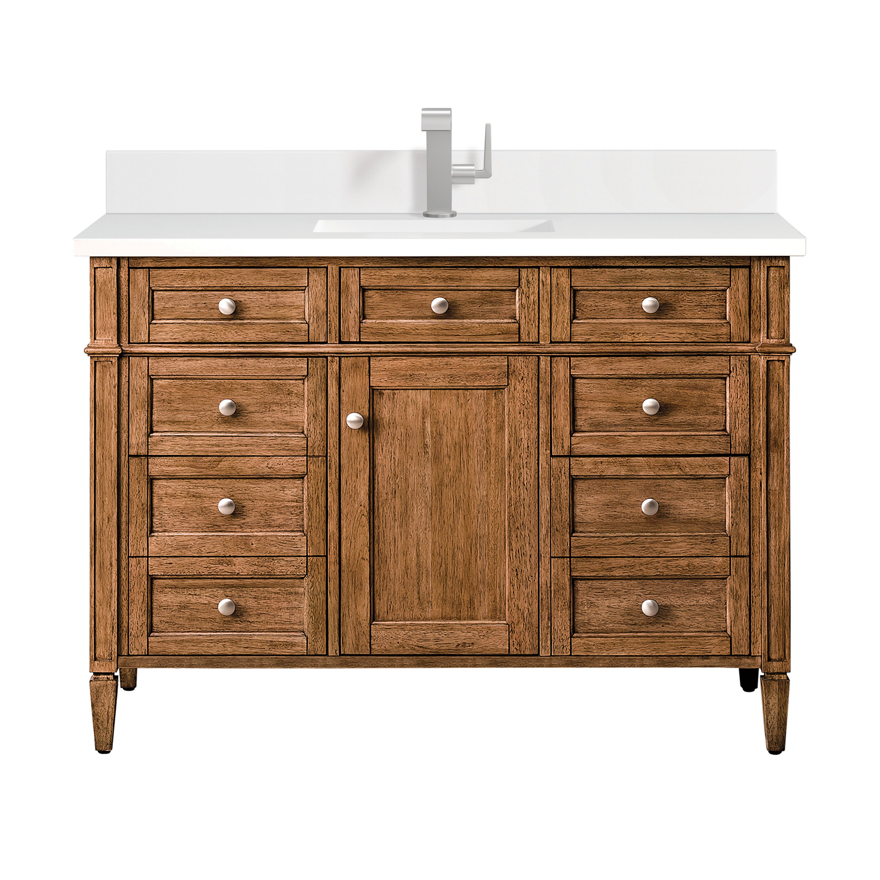 James Martin Vanities Brittany 48" Single Vanity - Saddle Brown