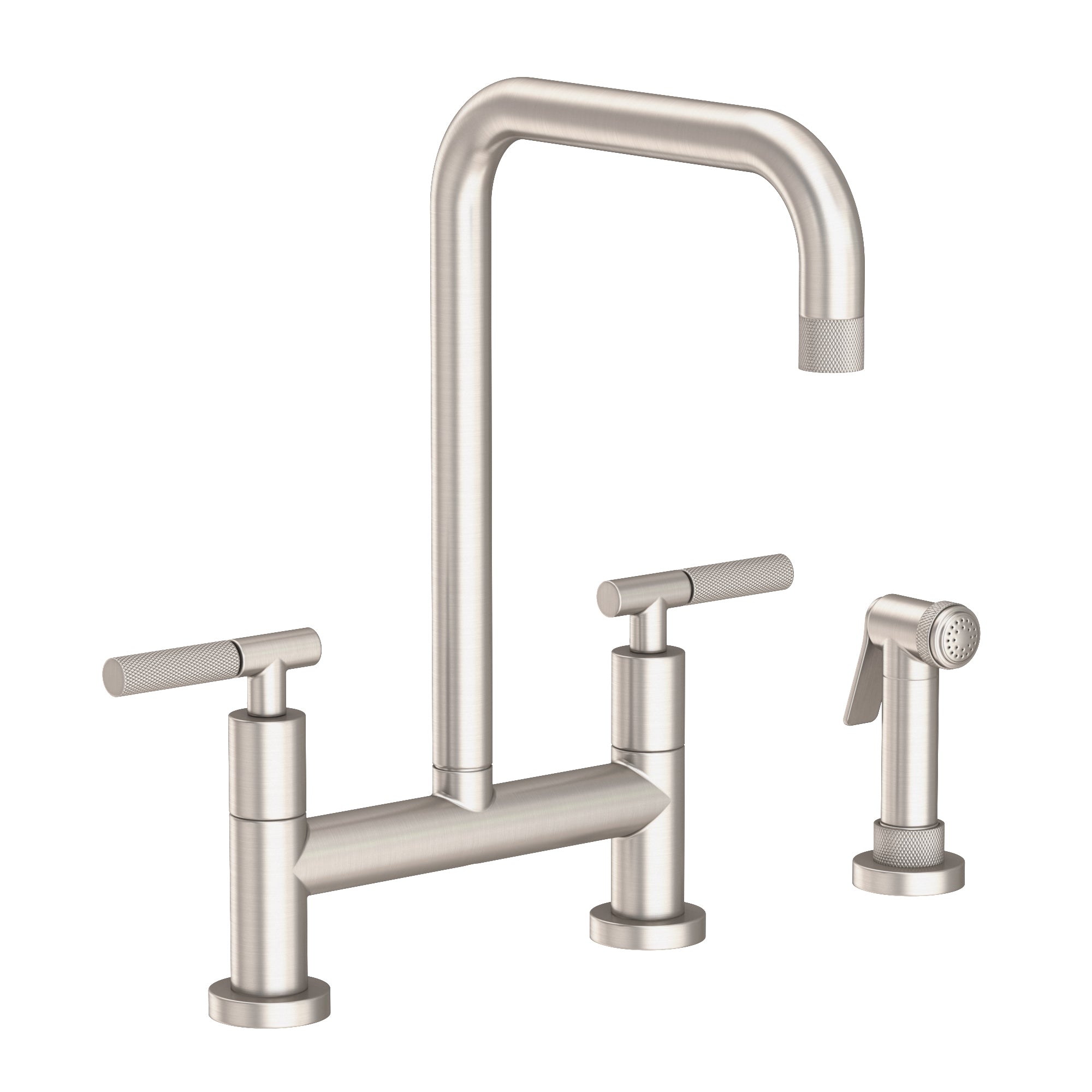 Newport Brass Muncy Kitchen Bridge Faucet with Side Spray by Newport Brass