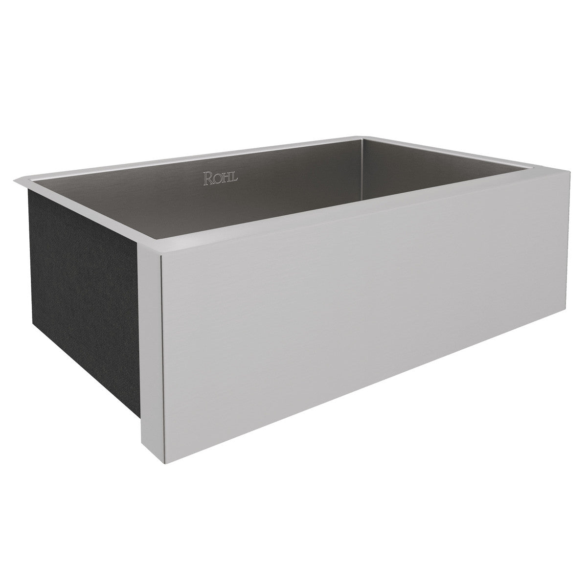 brushed stainless steel sink