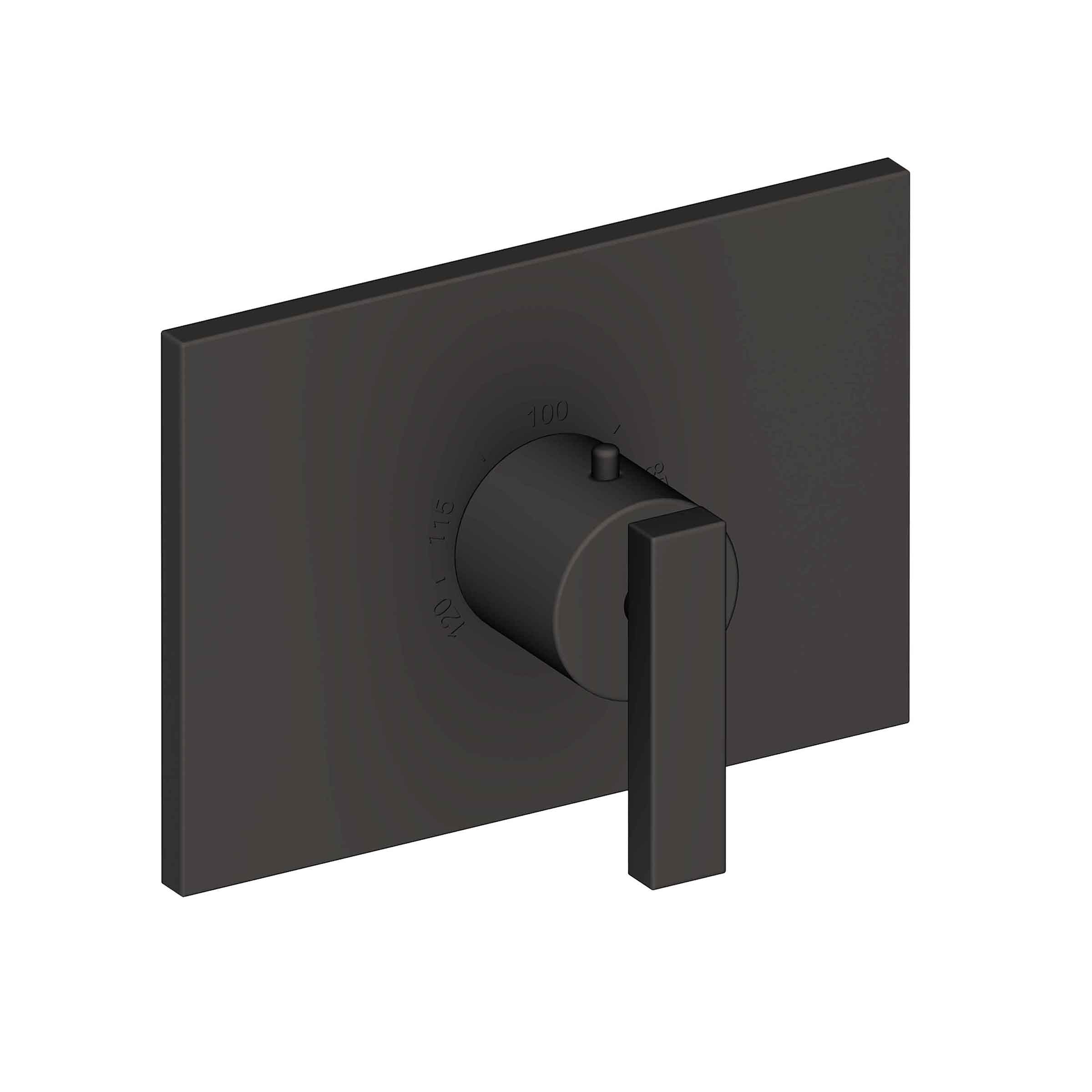 Newport Brass Secant 3/4" Rectangular Thermostatic Trim Plate with Handle