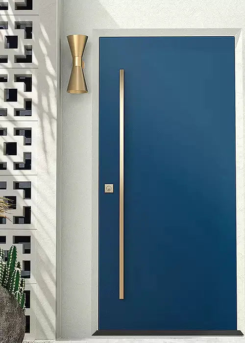 satin brass deadbolt