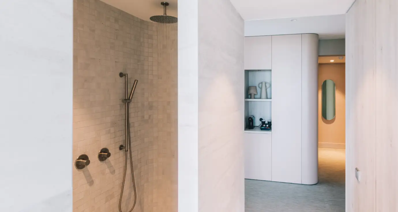 brushed shower