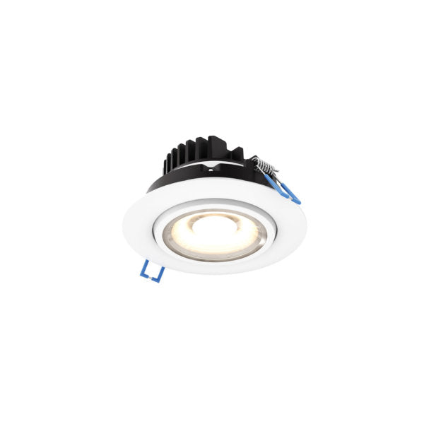 DALS Lighting RECESSED 4 Inch Round Recessed LED Gimbal Light in 5CCT