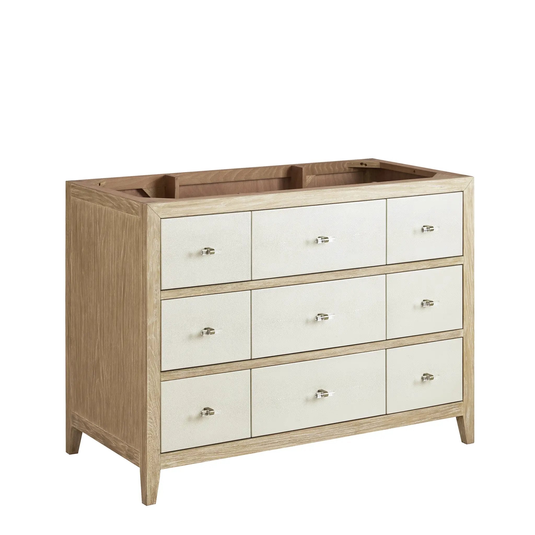 James Martin Celeste 48" Single Vanity Set - Sunwashed Oak with Embossed Shagreen by James Martin Vanities