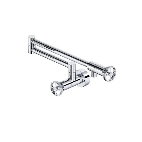 polished chrome pot filler