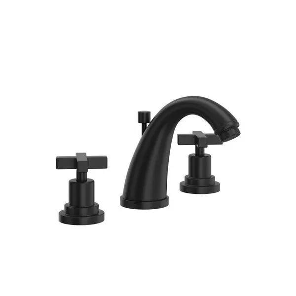Rohl Lombardia Widespread Lavatory Faucet with C-Spout by Rohl