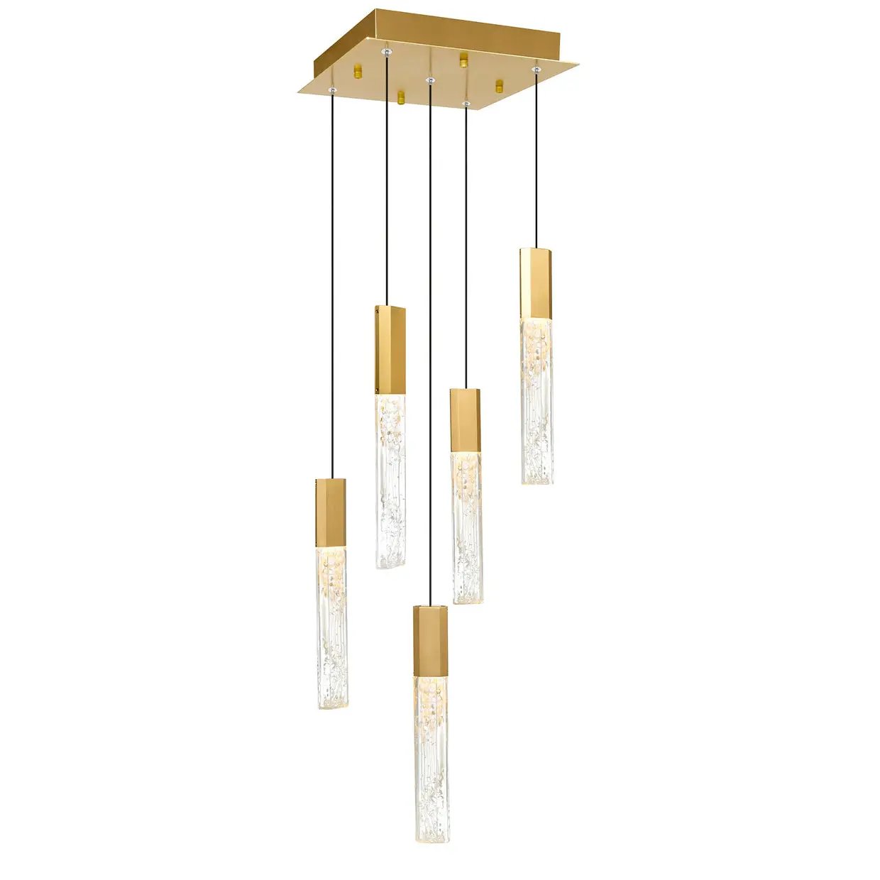 CWI Lighting Greta Integrated LED 12" Mini Pendant with Handcrafted Glass by CWI Lighting