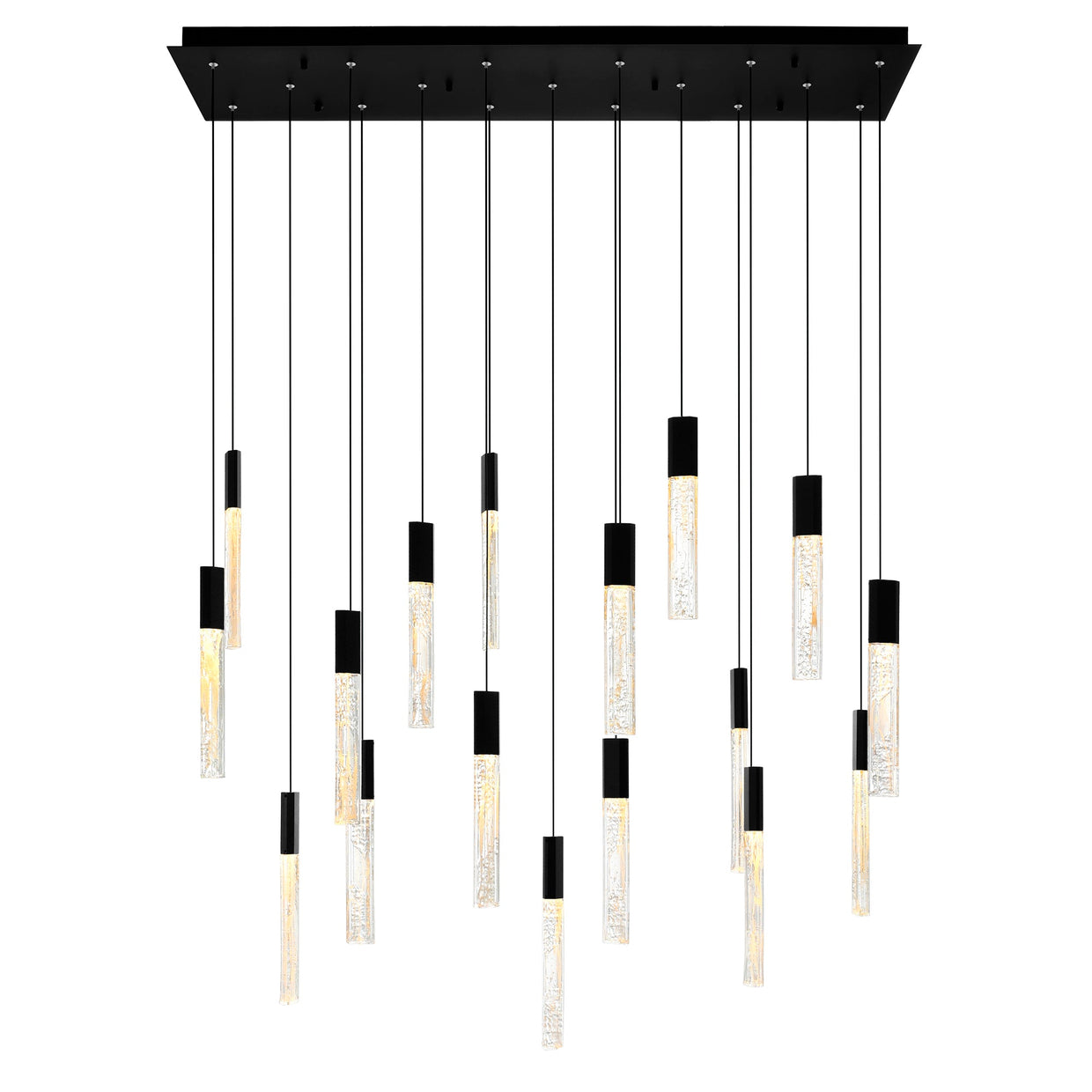 black chandelier