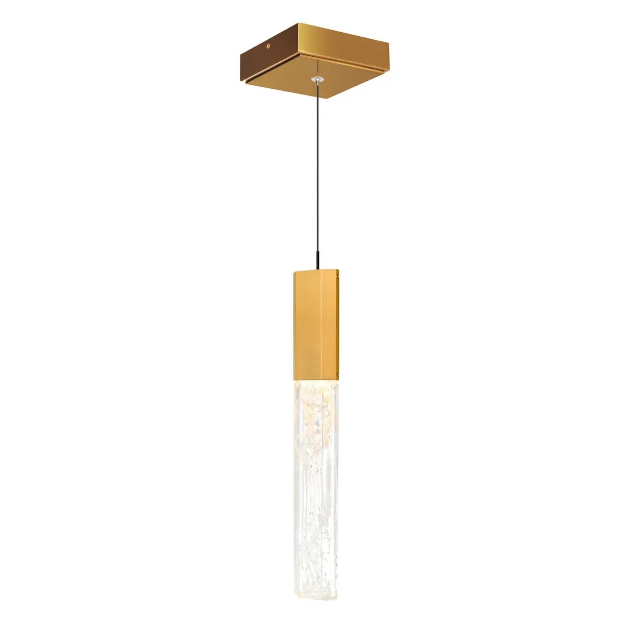 CWI Lighting Greta Integrated LED 5" Mini Pendant with Handcrafted Glass by CWI Lighting