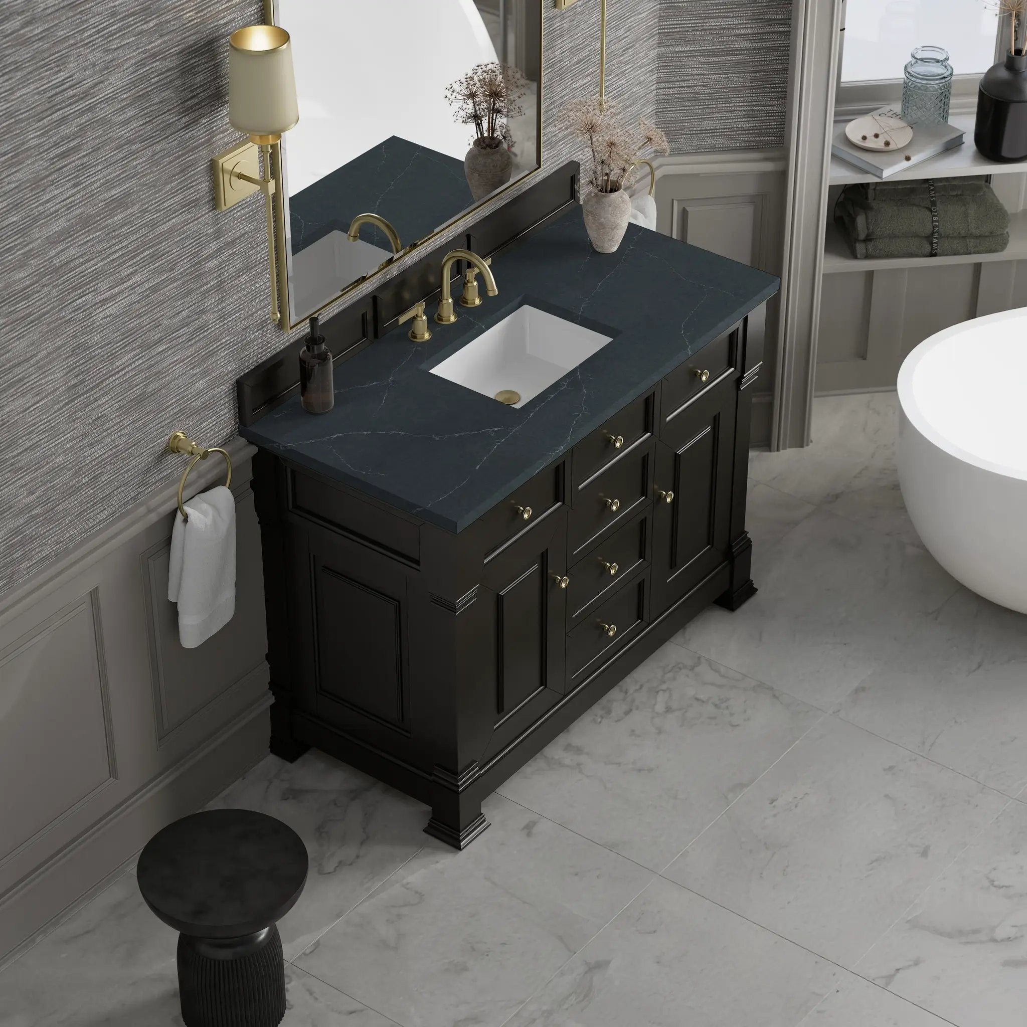 black onyx vanity