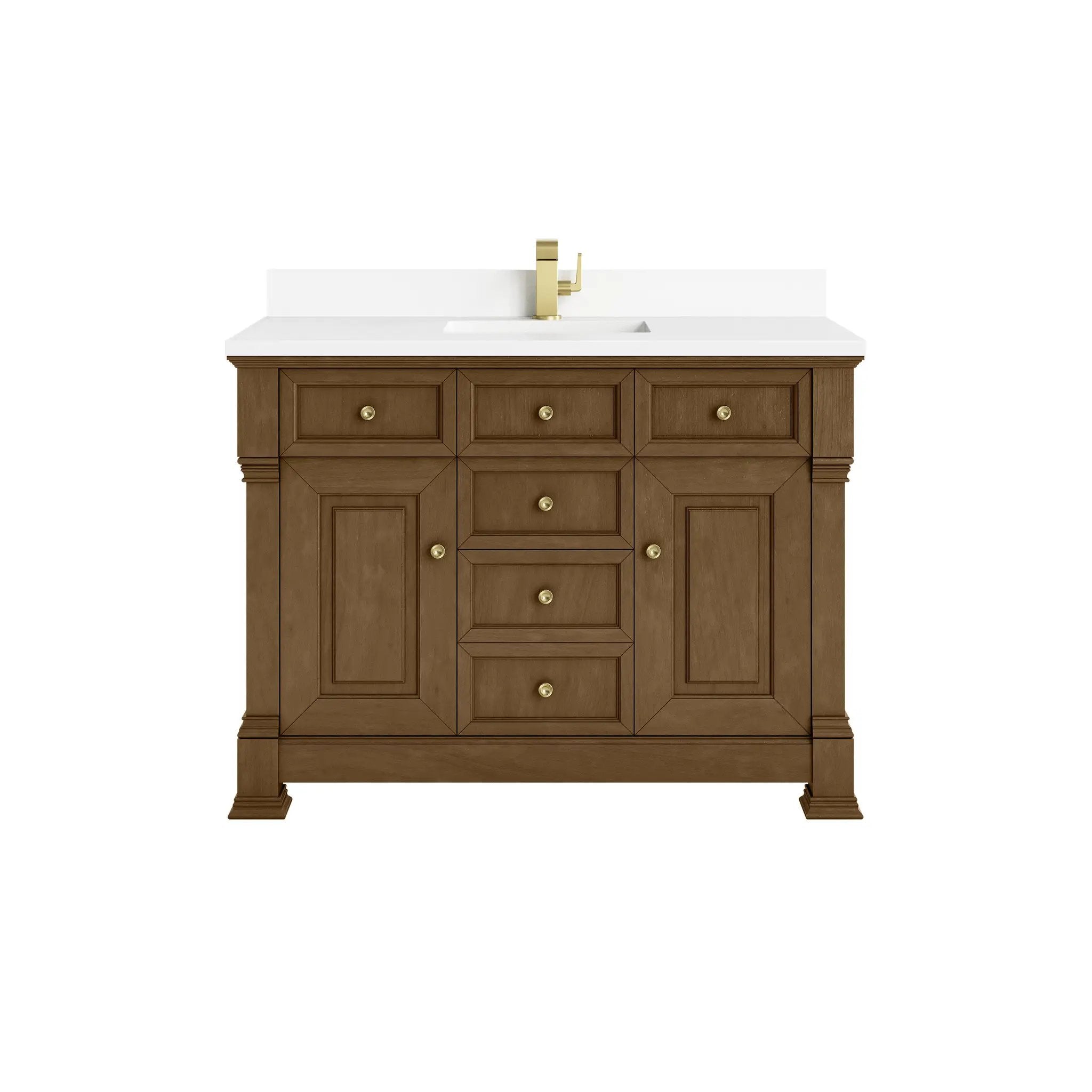 James Martin Brookfield 48" Single Vanity Set - Honey Oak by James Martin Vanities