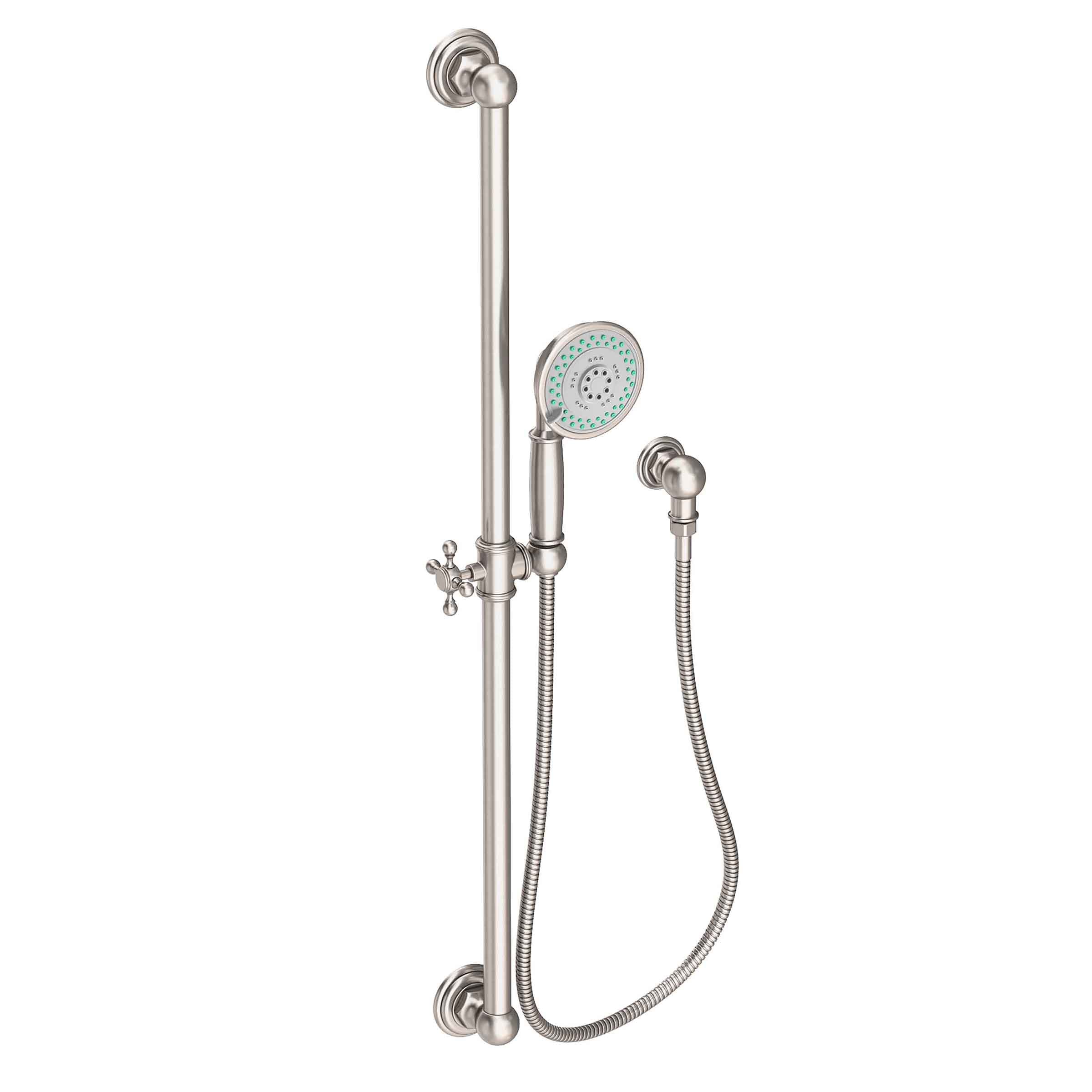 Newport Brass Tub & Shower Slide Bar with Multifunction Hand Shower Set