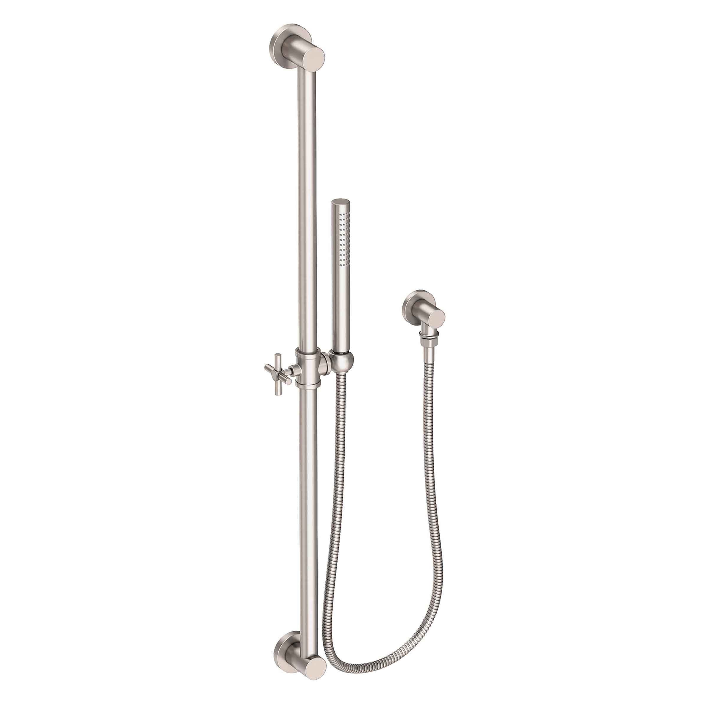 Newport Brass Tub & Shower Slide Bar with Single Function Hand Shower Set