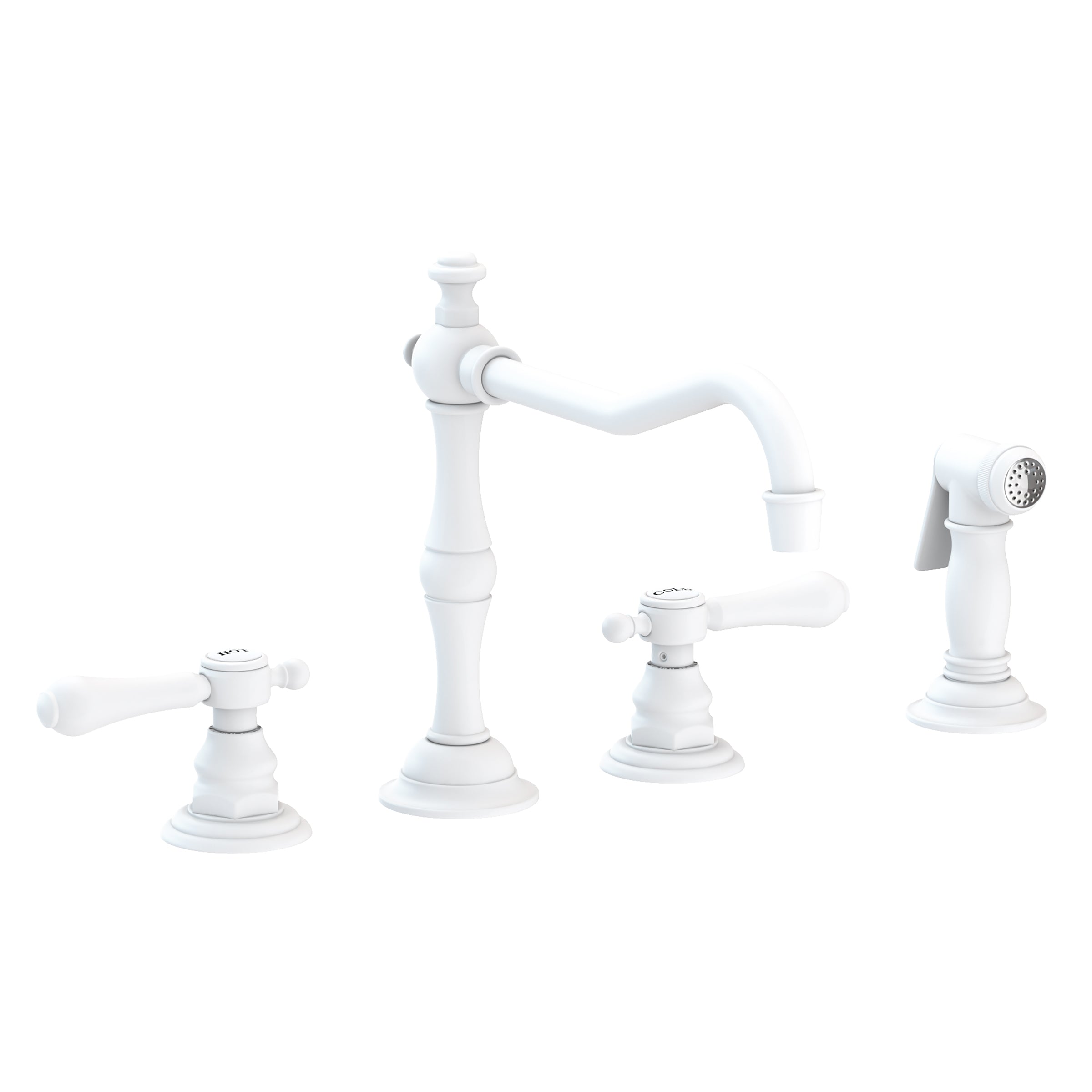 Newport Brass Chesterfield Kitchen Faucet with Side Spray