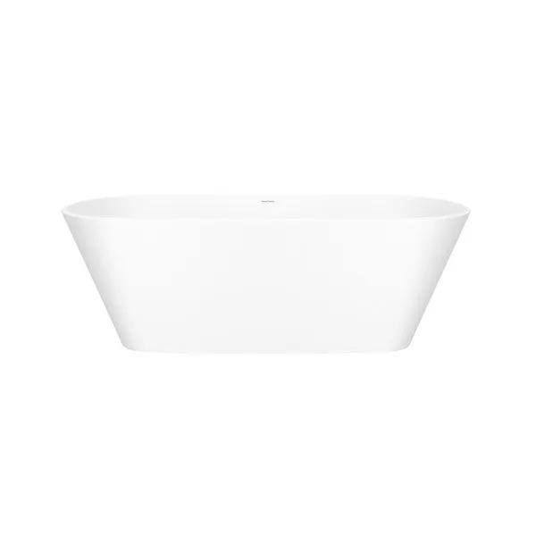 matte white bathtub