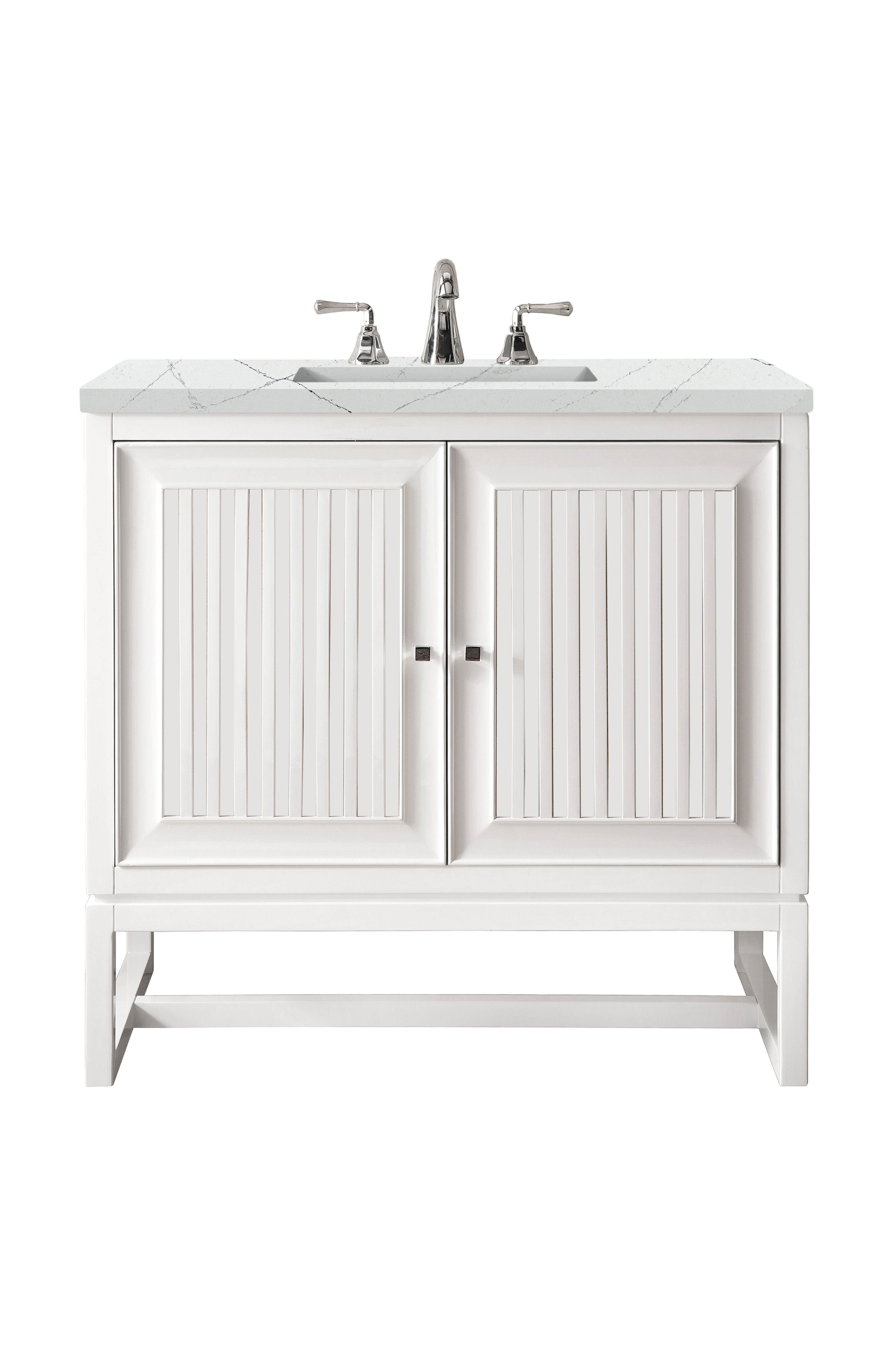 James Martin Vanities Athens 30" Single Vanity - Glossy White