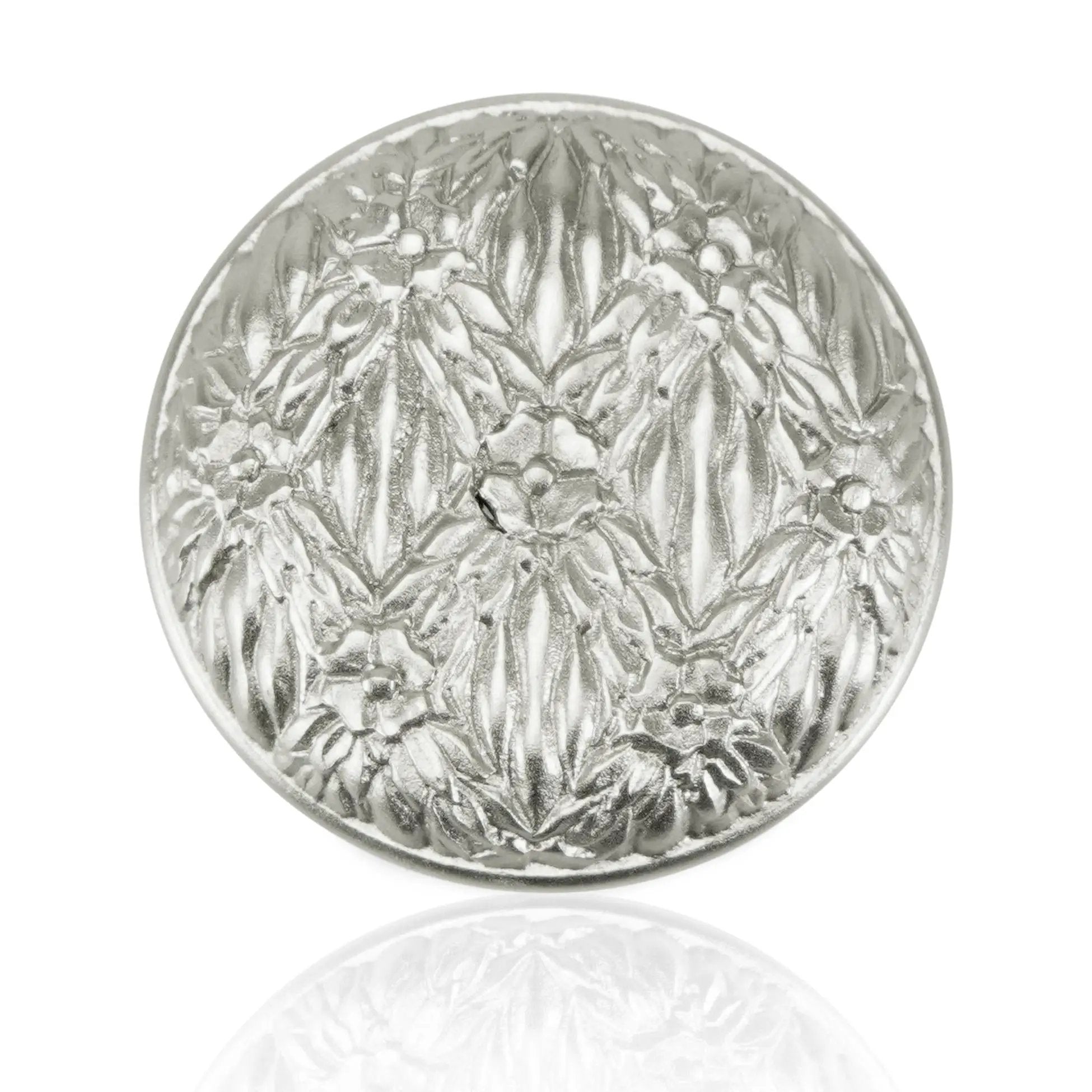satin nickel knob