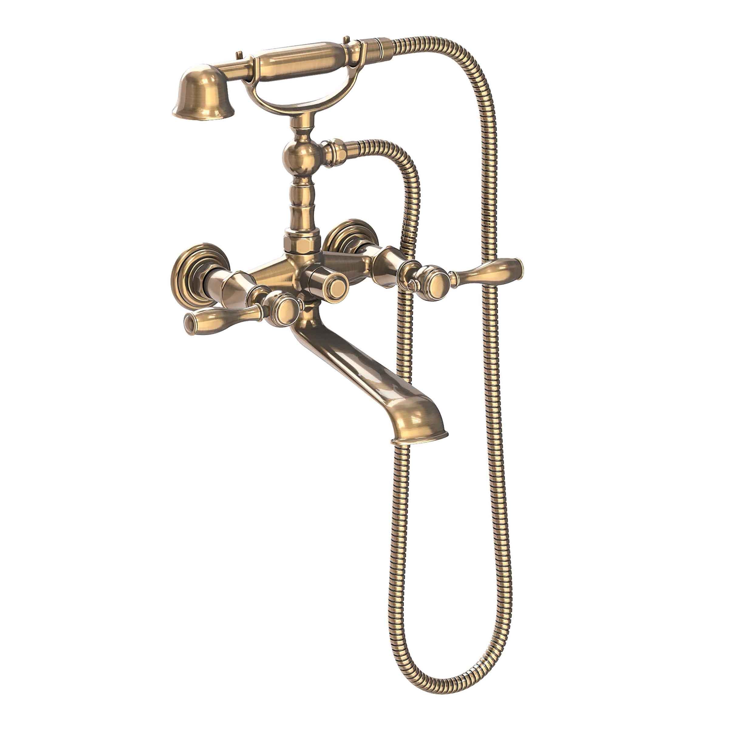 Newport Brass Victoria Exposed Tub & Hand Shower Set - Wall Mount