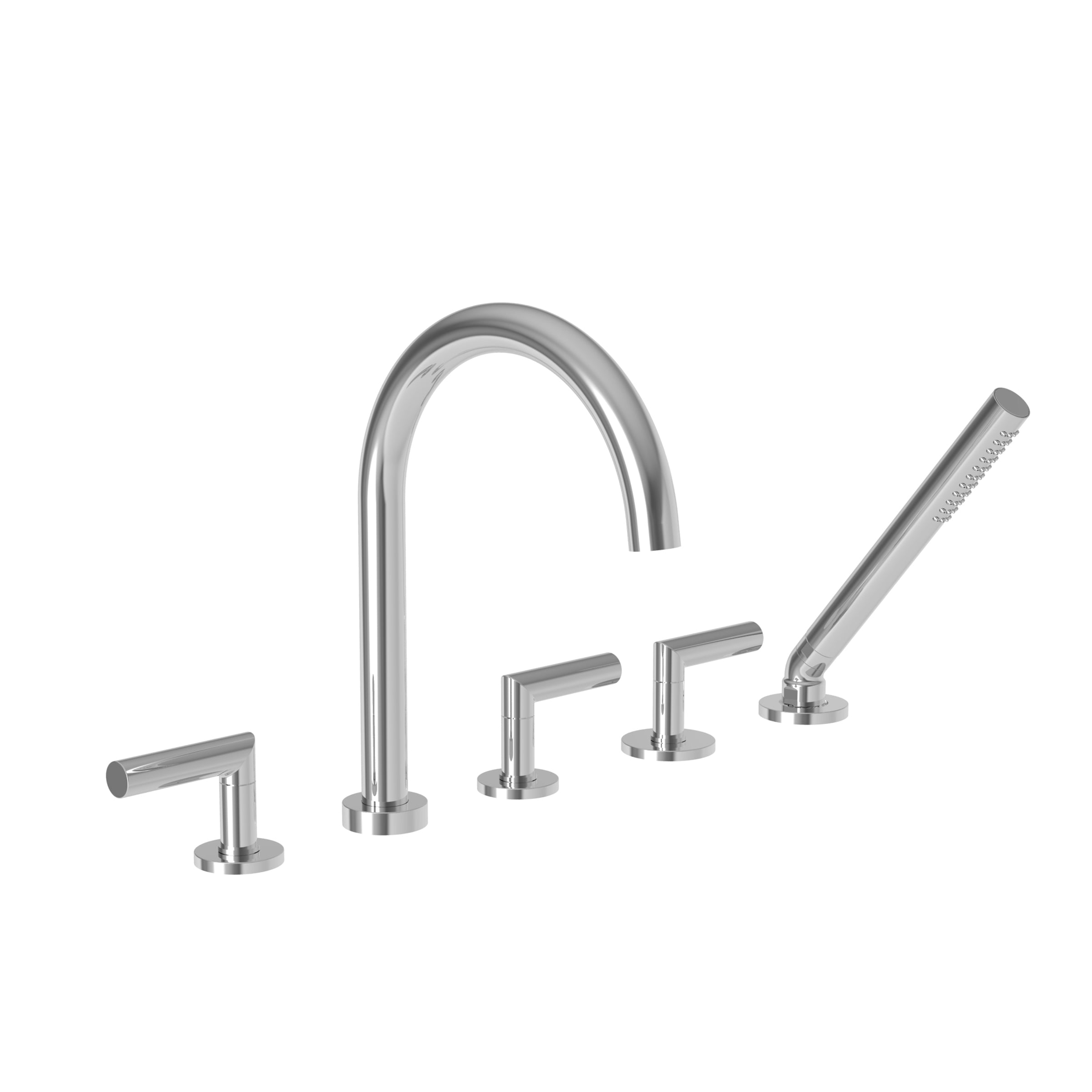 polished chrome tub faucet