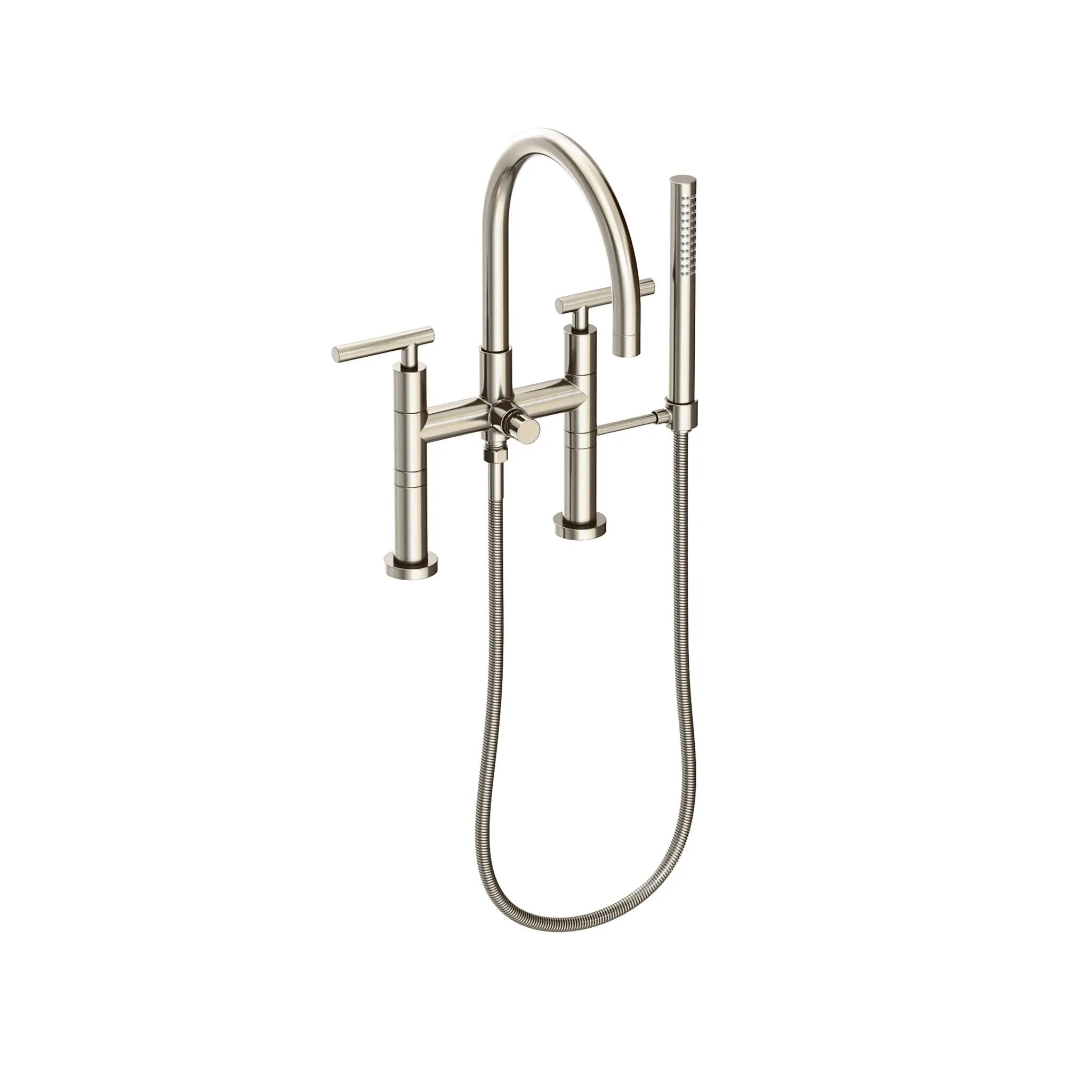 Newport Brass East Linear Exposed Tub & Hand Shower Set - Deck Mount by Newport Brass