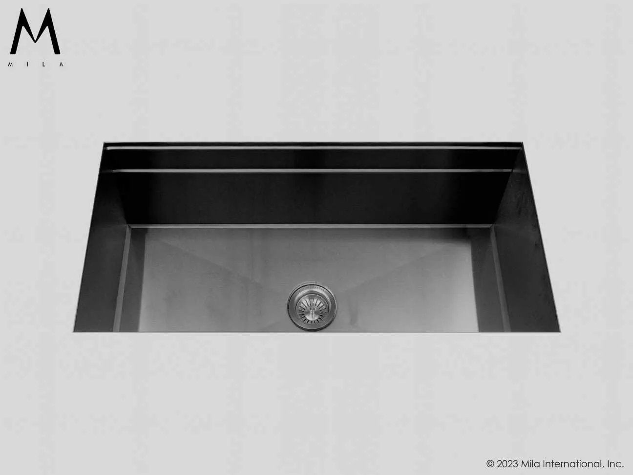 MILA WORKSTATION Single Bowl Under-Mount 33 x 18.5 Kitchen Sink by Mila International