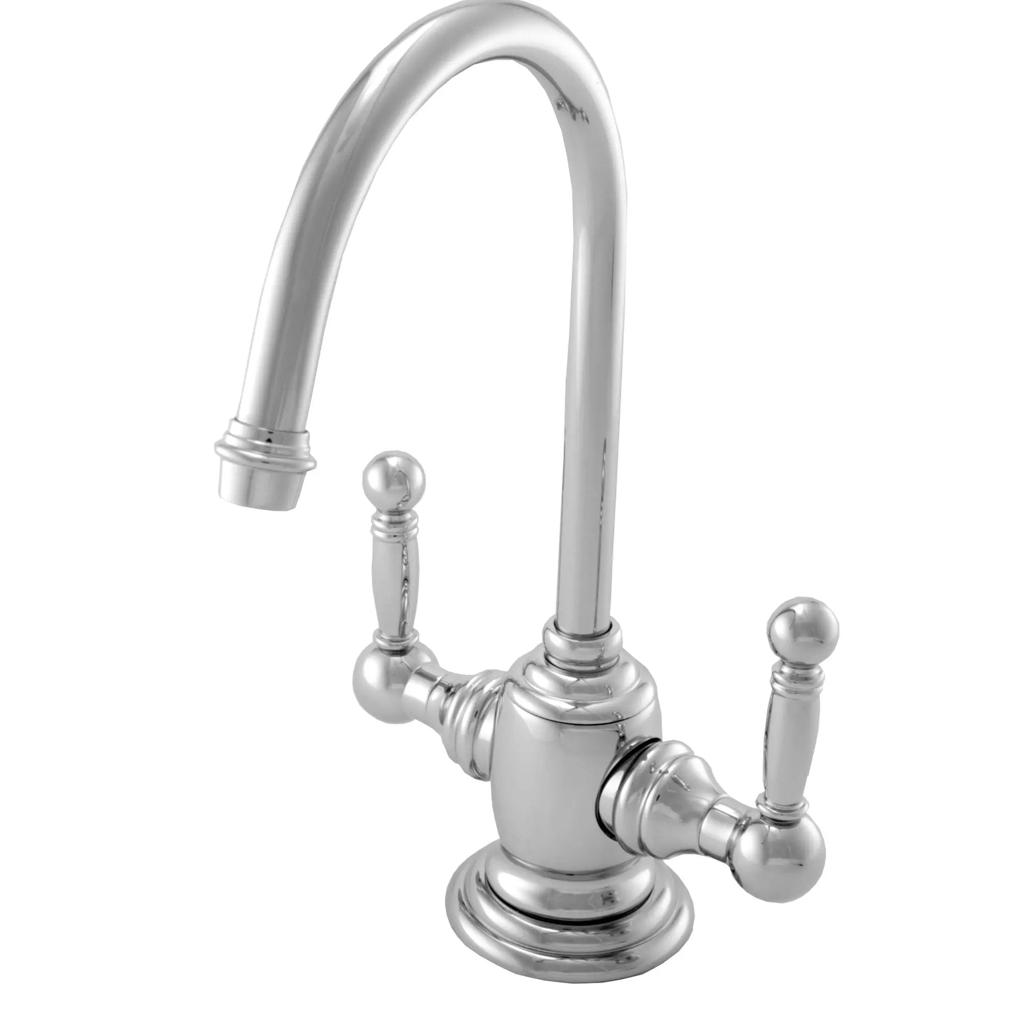 polished chrome water dispenser