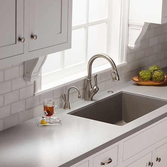 chrome hot water dispenser