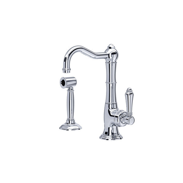 polished chrome kitchen faucet