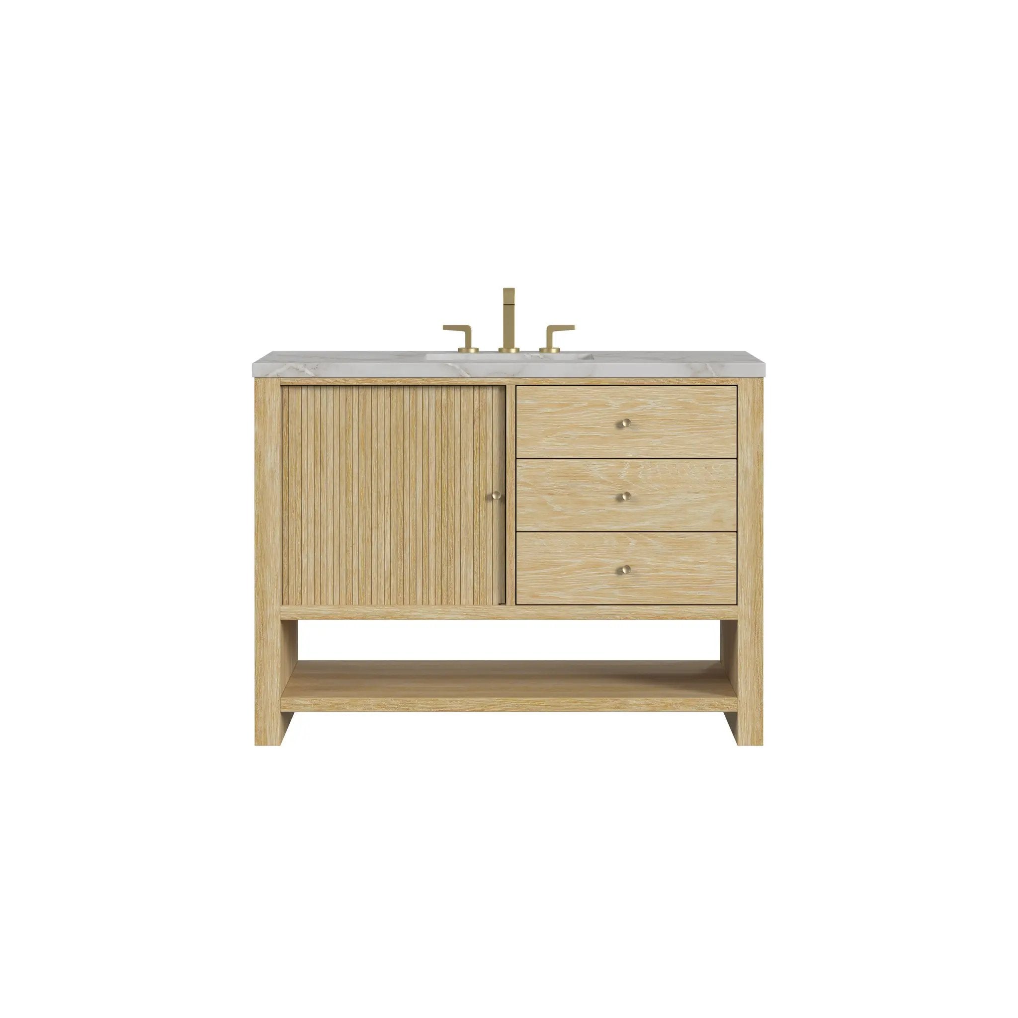 James Martin Marigot 48" Single Vanity Set - Sunwashed Oak by James Martin Vanities