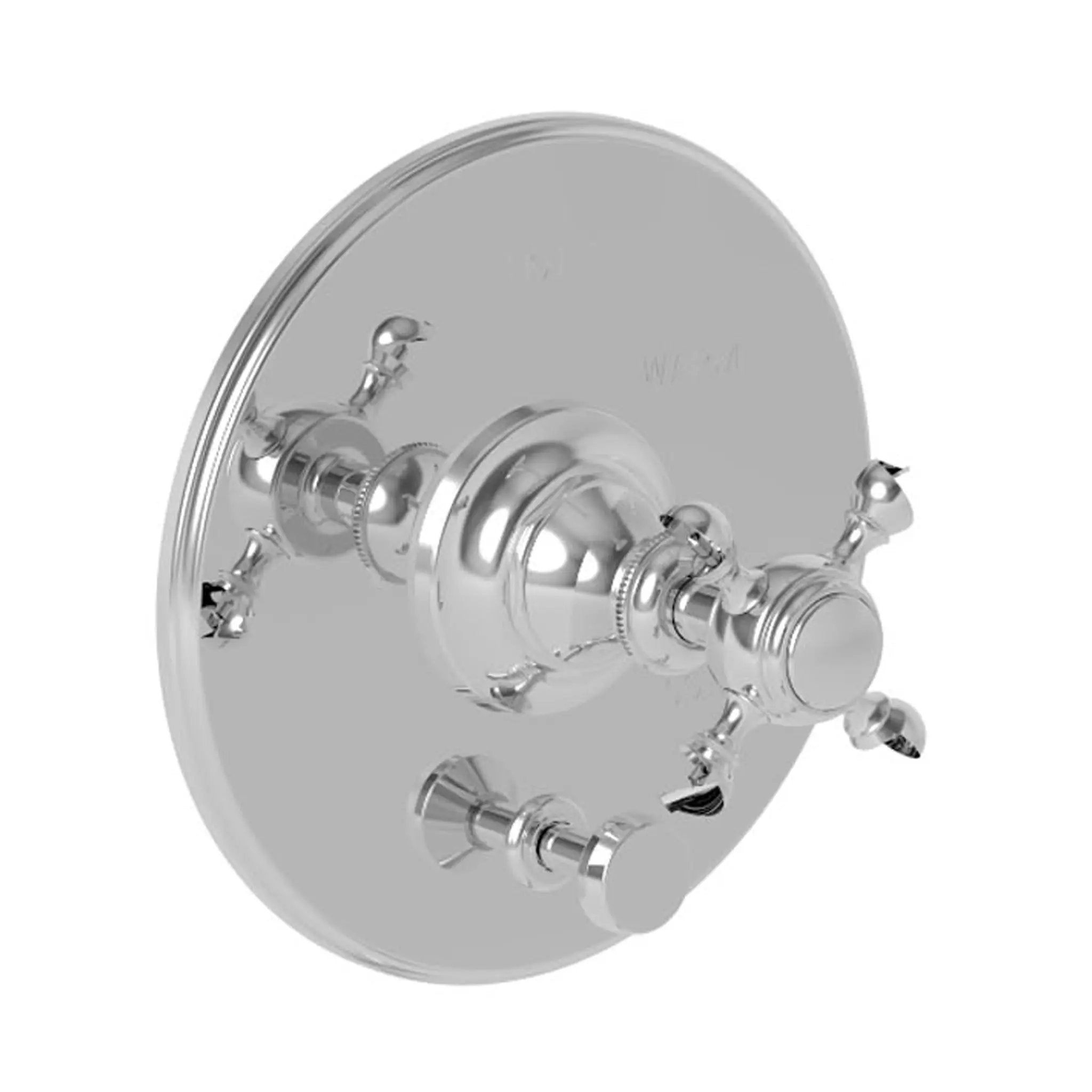polished chrome diverter plate