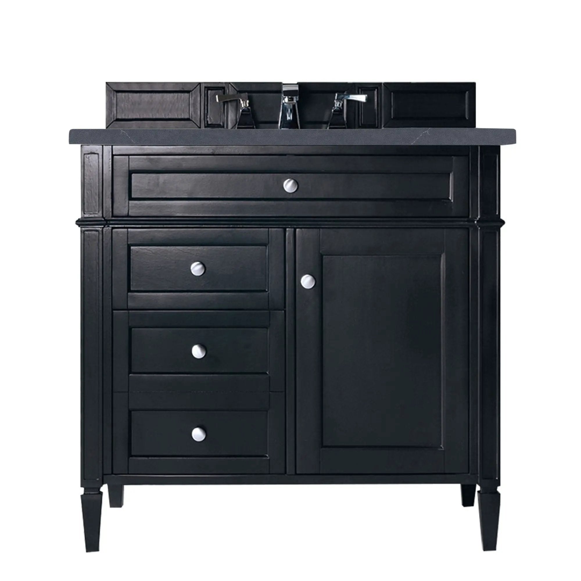 James Martin Brittany 36" Single Vanity Set - Black Onyx by James Martin Vanities