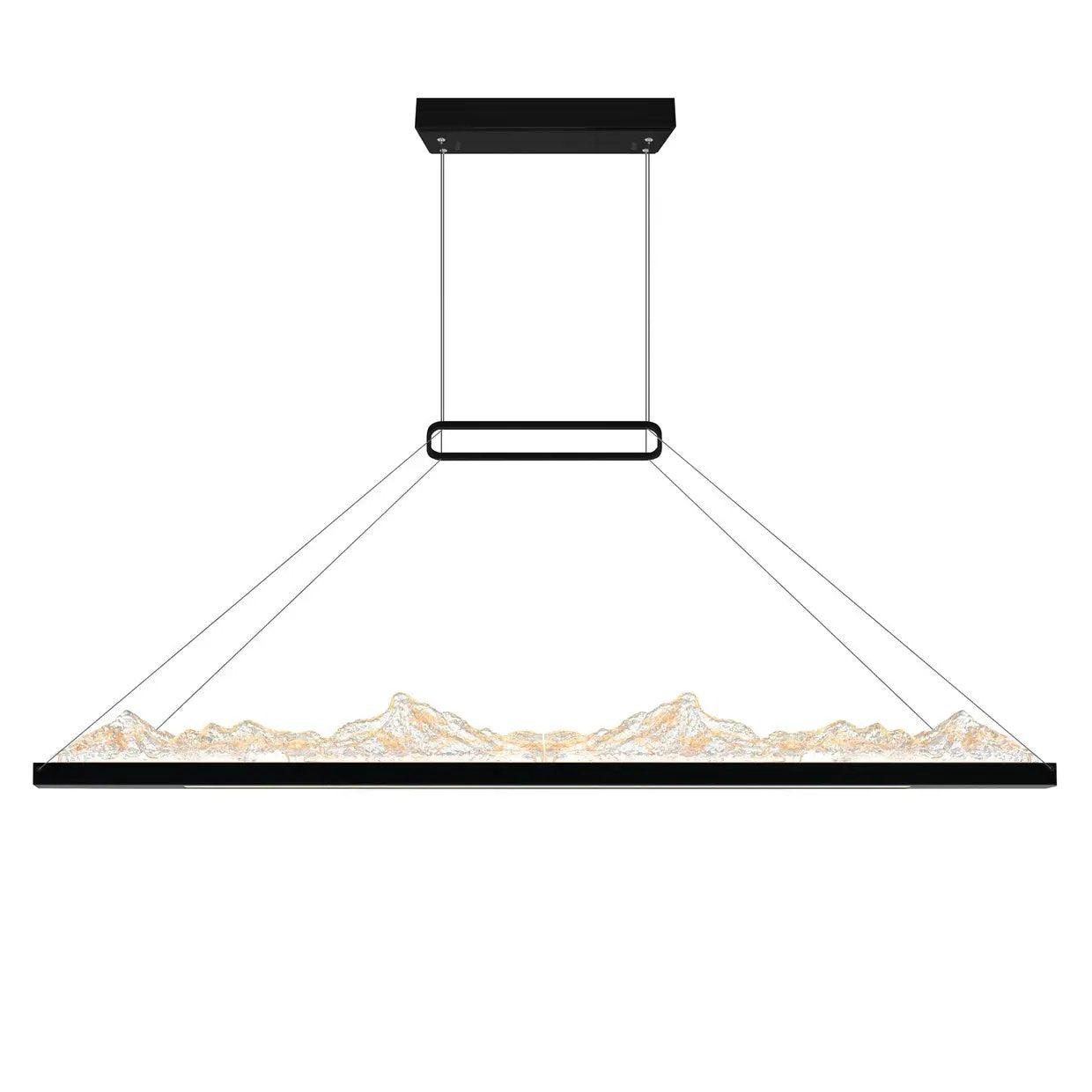 black chandelier